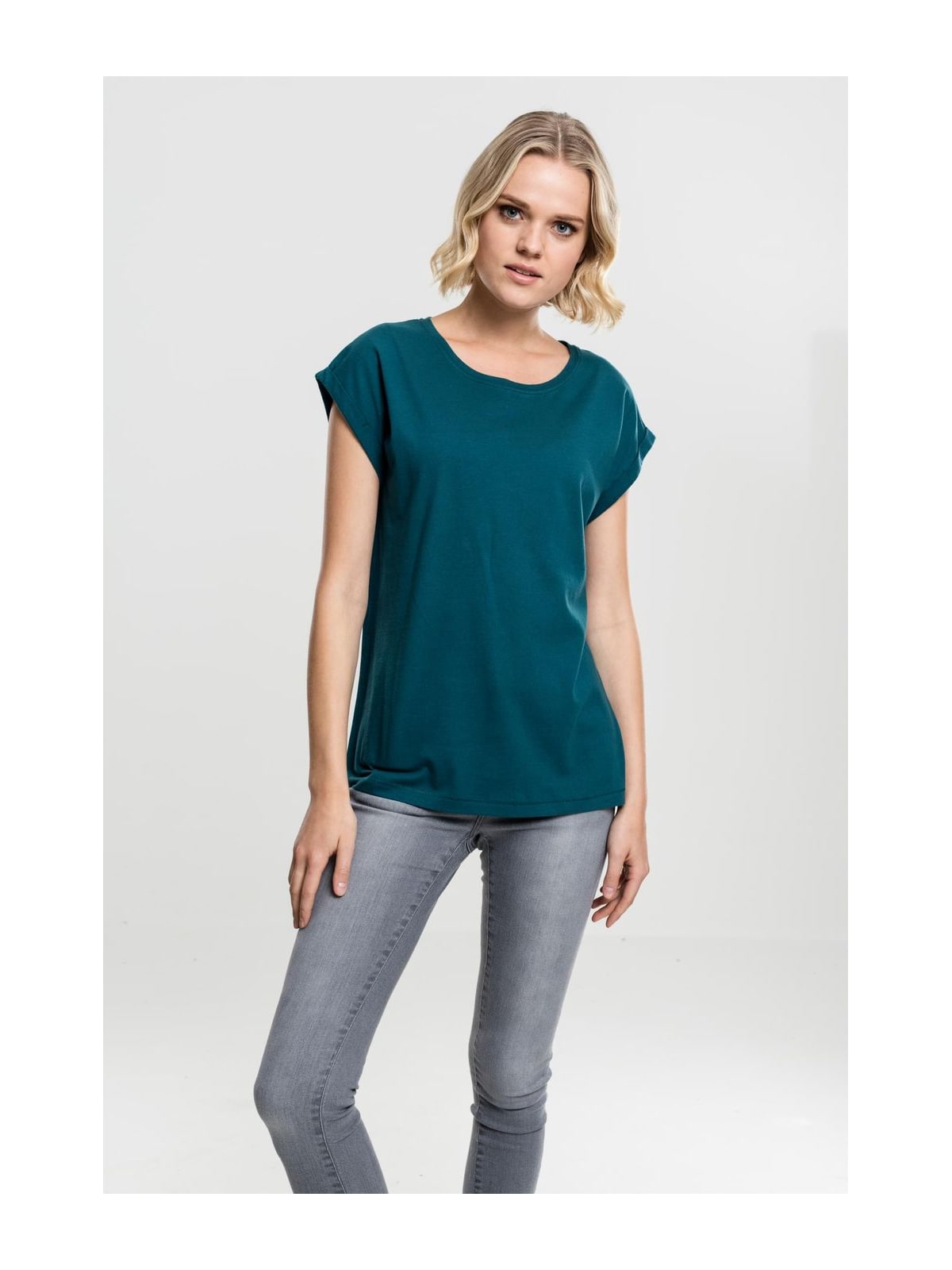 T-shirt TB771 Urban Classics Extended Shoulder Tee Teal