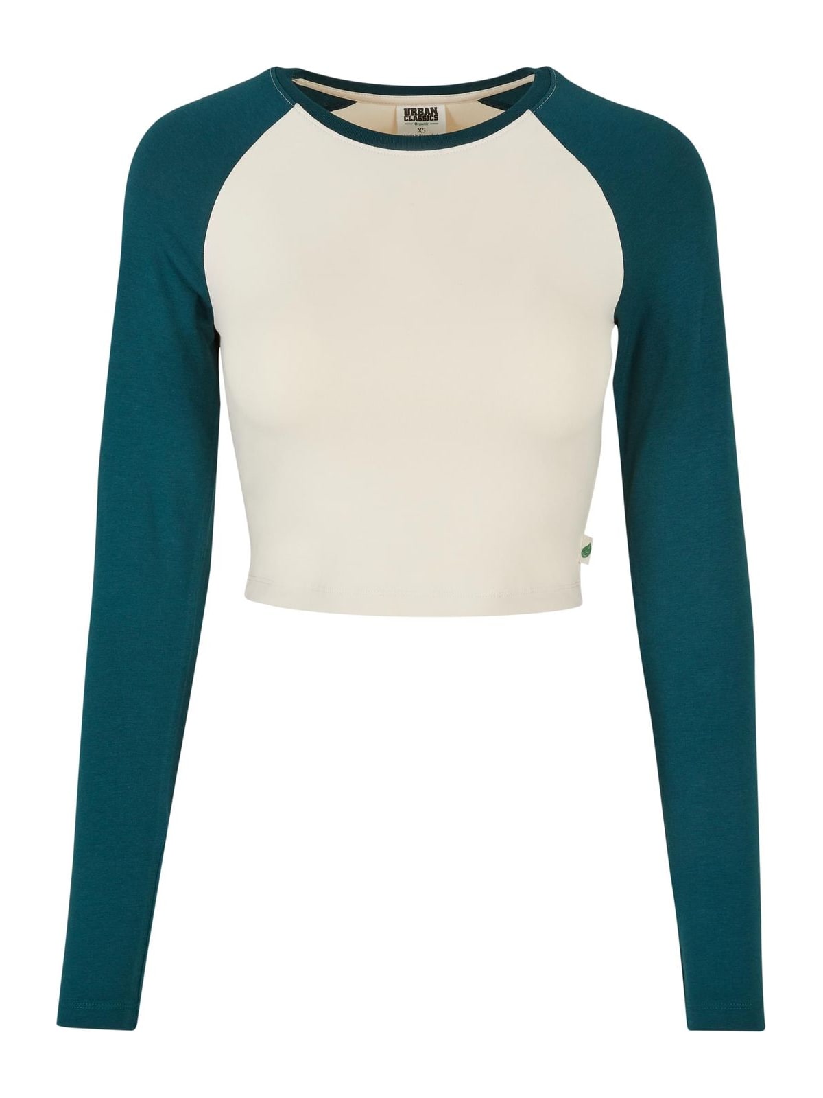 Γυναικεία Μακρυμάνικη Μπλούζα Cropped Retro Baseball TB5471 Urban Classics Whitesand/Jasper
