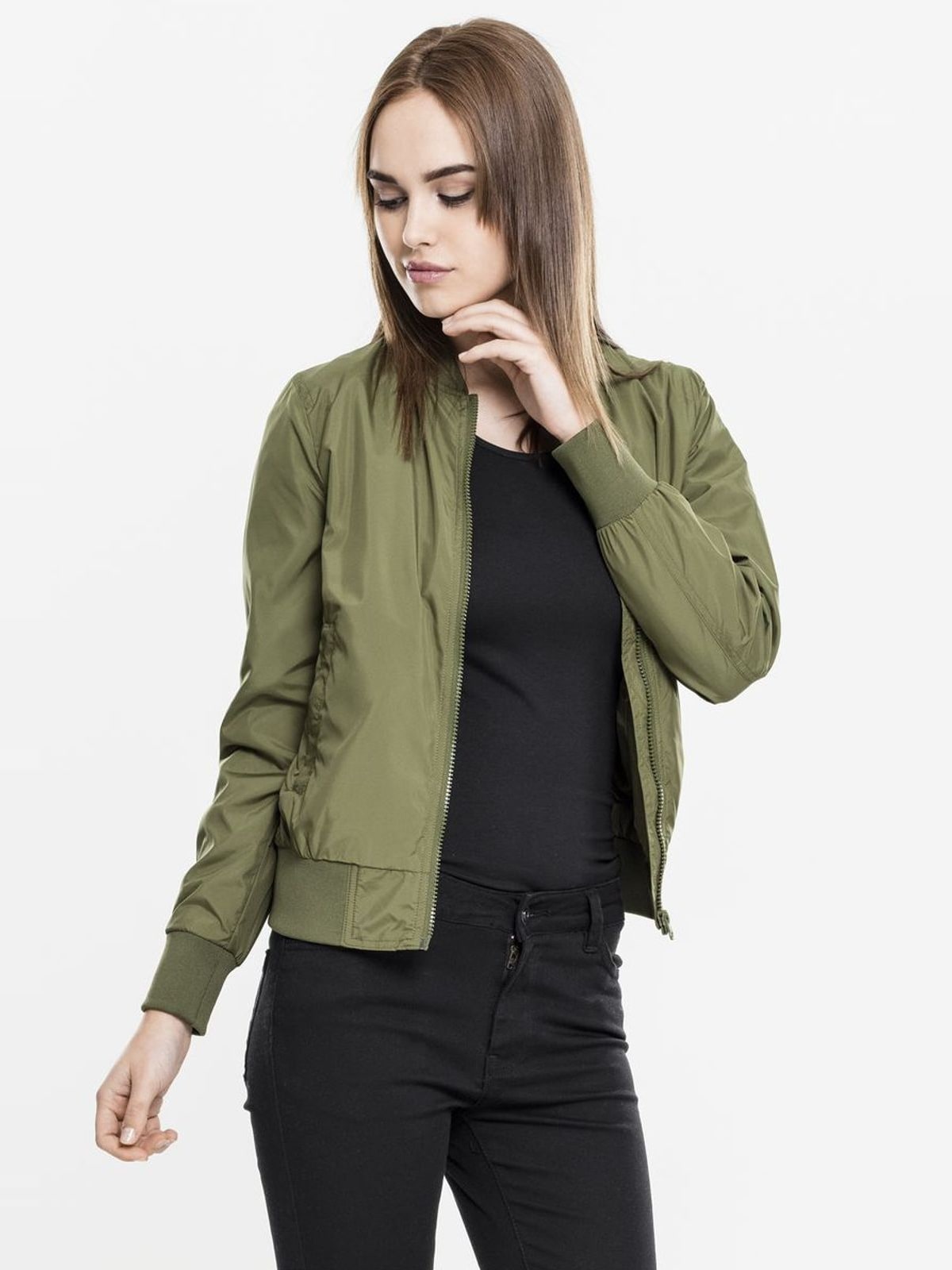 Γυναικείο Μπουφάν Bomber TB1217 Urban Classics Light Olive