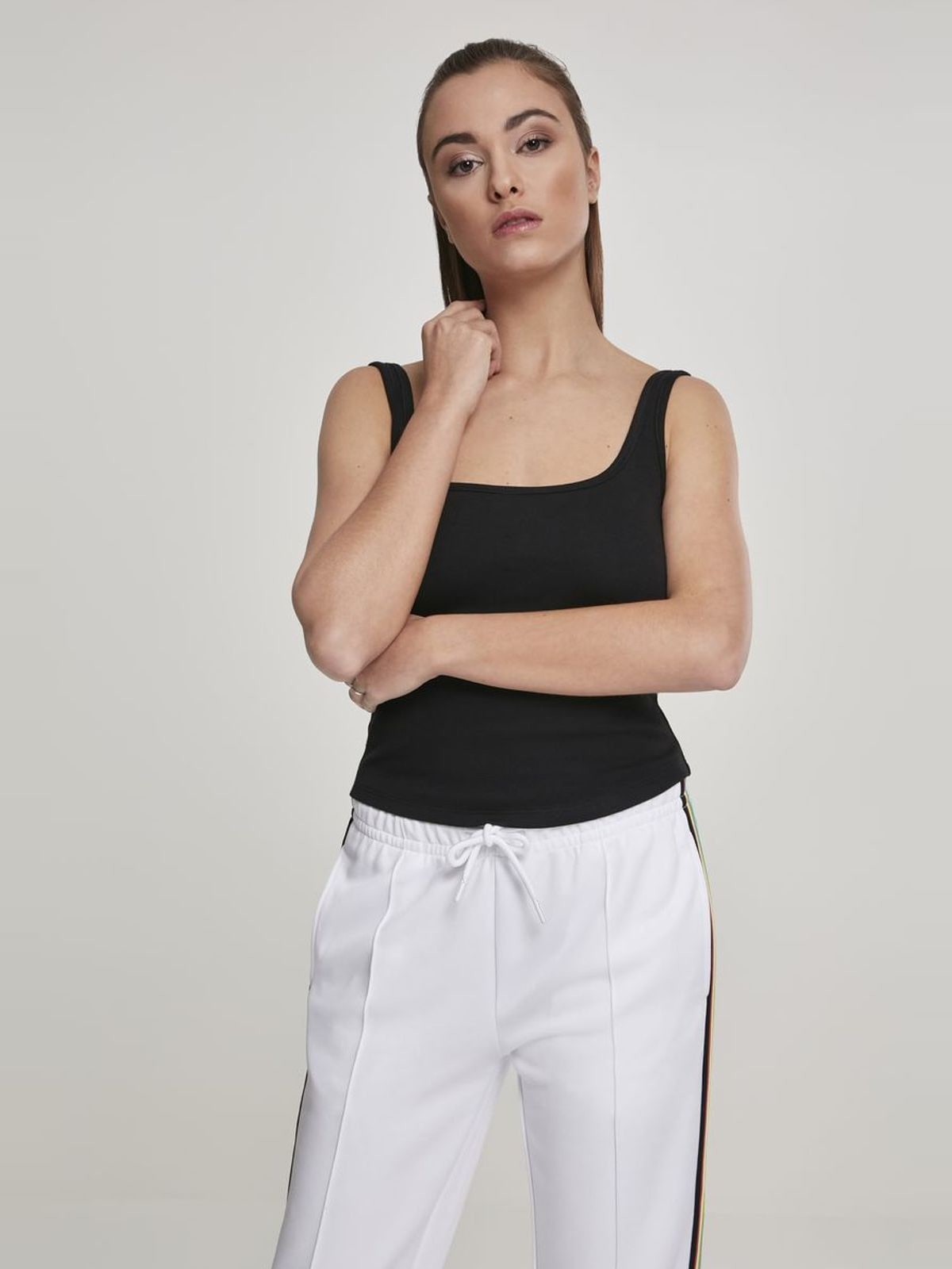 Γυναικείο top με τιράντες Urban Classics TB2631 Black