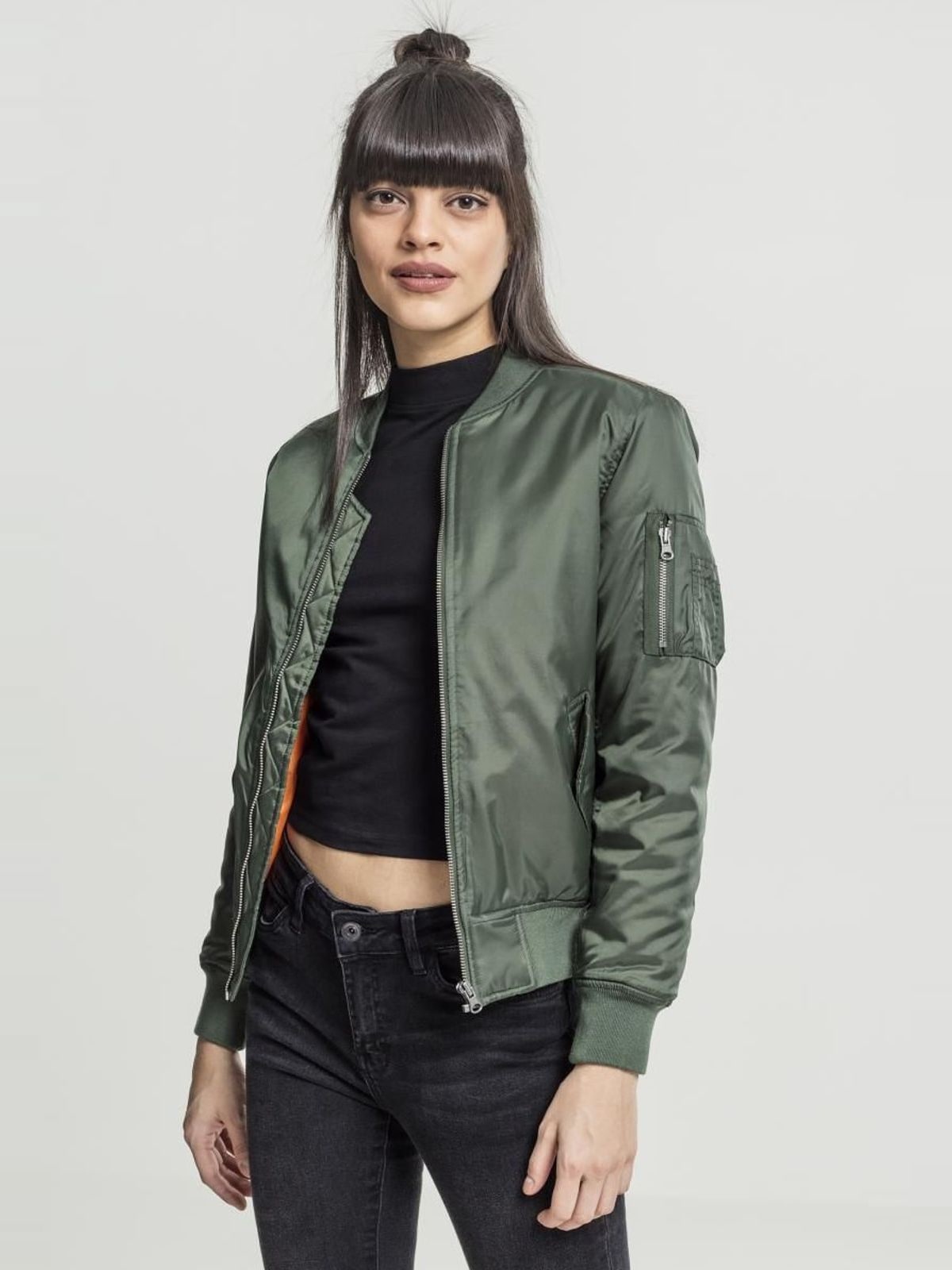 Γυναικείο Μπουφάν Bomber TB807 Urban Classics Olive