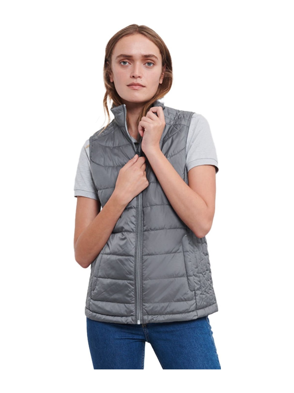 Γυναικείο Αμάνικο Μπουφάν Nano Bodywarmer R-441F-0 Russell Iron Grey