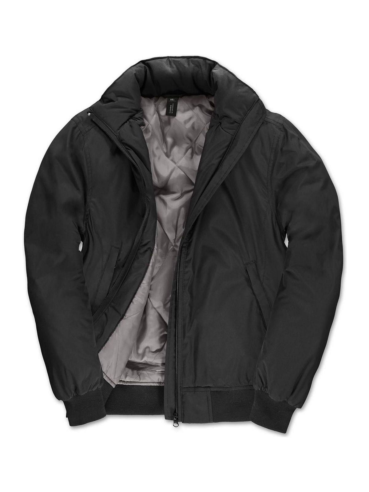 Γυναικείο Μπουφάν Bomber JW962 B&C Crew Bomber Women Black/Warm Grey