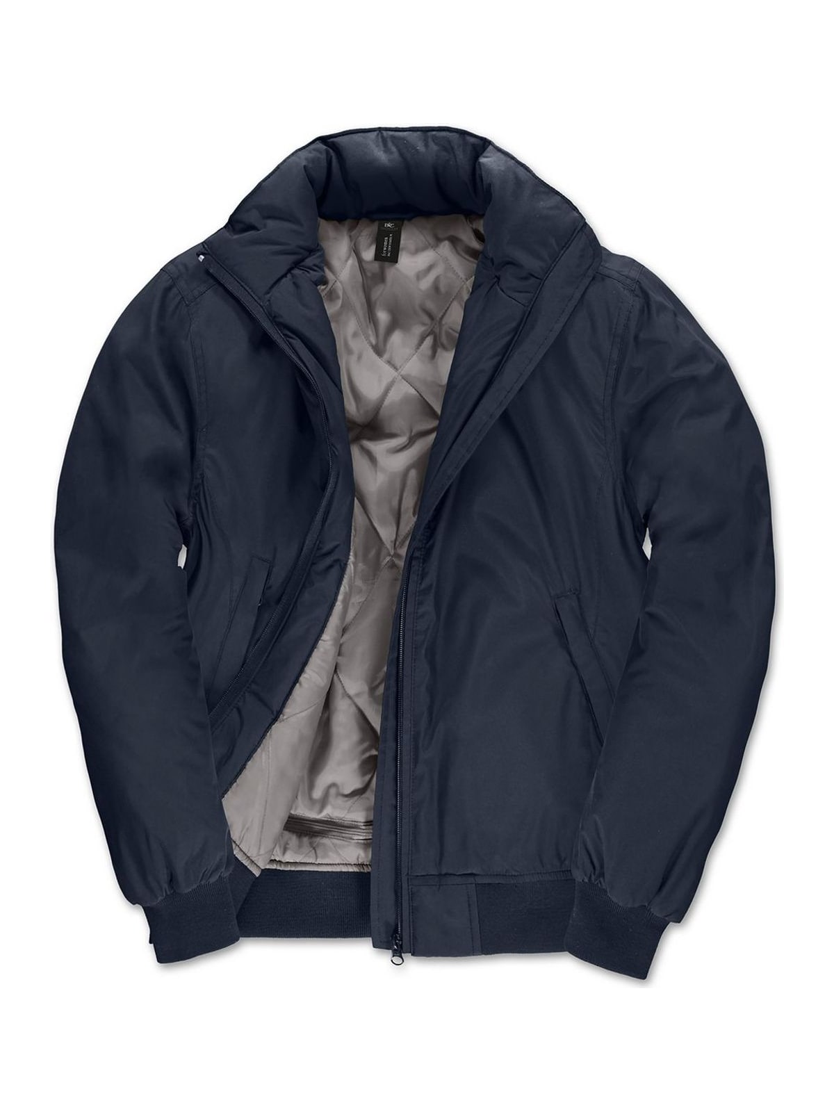 Γυναικείο Μπουφάν Bomber JW962 B&C Crew Bomber Women Navy/Warm Grey