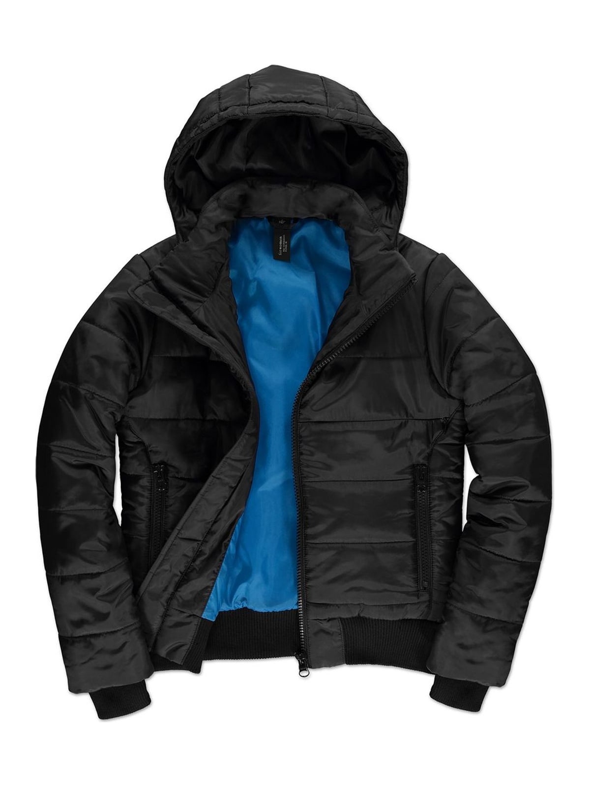 Γυναικείο Μπουφάν JW941 B&C Superhood Black/Cobalt Blue
