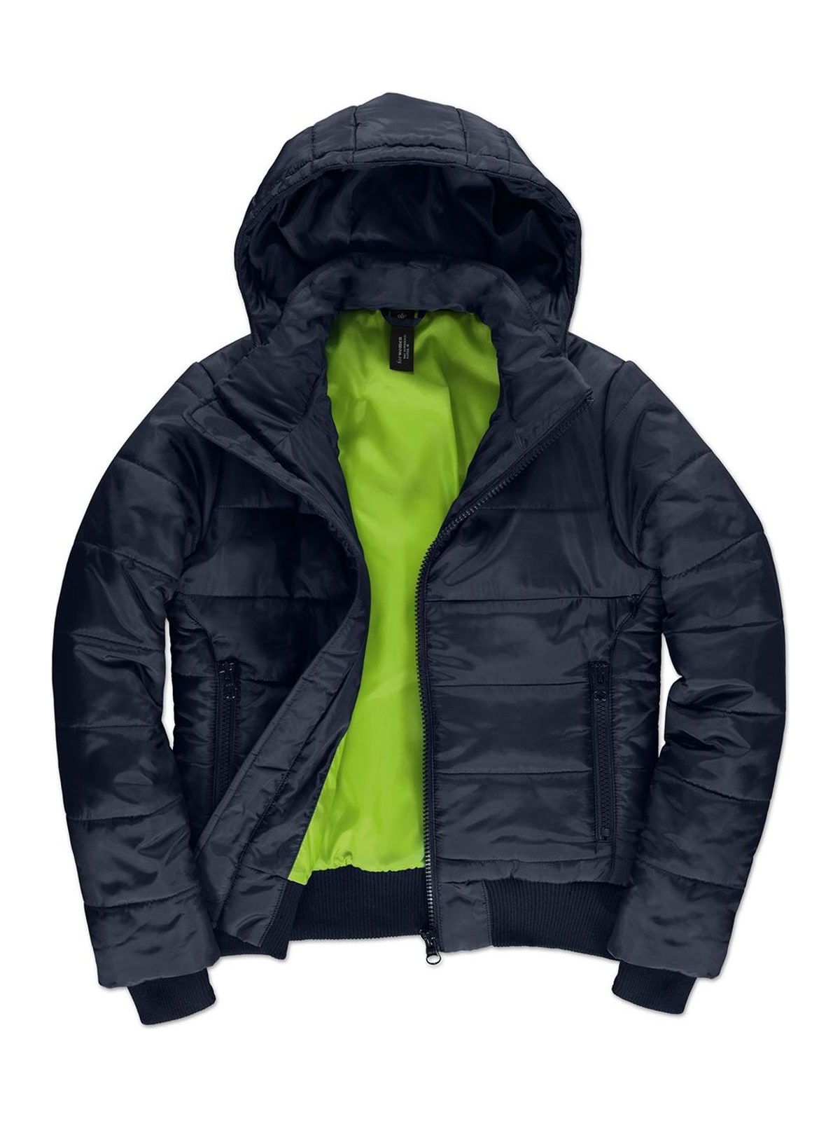 Γυναικείο Μπουφάν JW941 B&C Superhood Navy/Neon Green