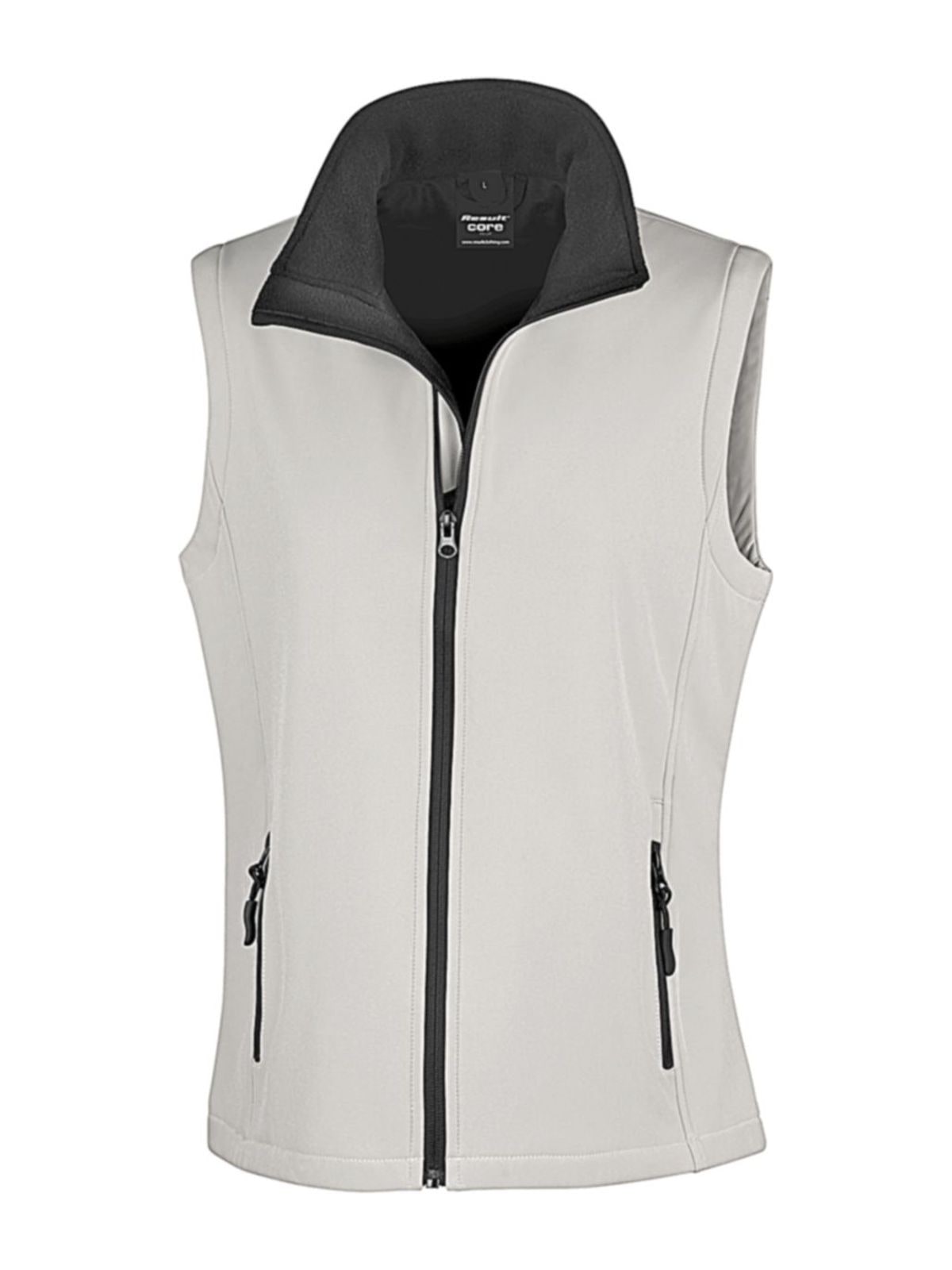 Γυναικείο Αμάνικο Μπουφάν Softshell R232F Result Core White/Black