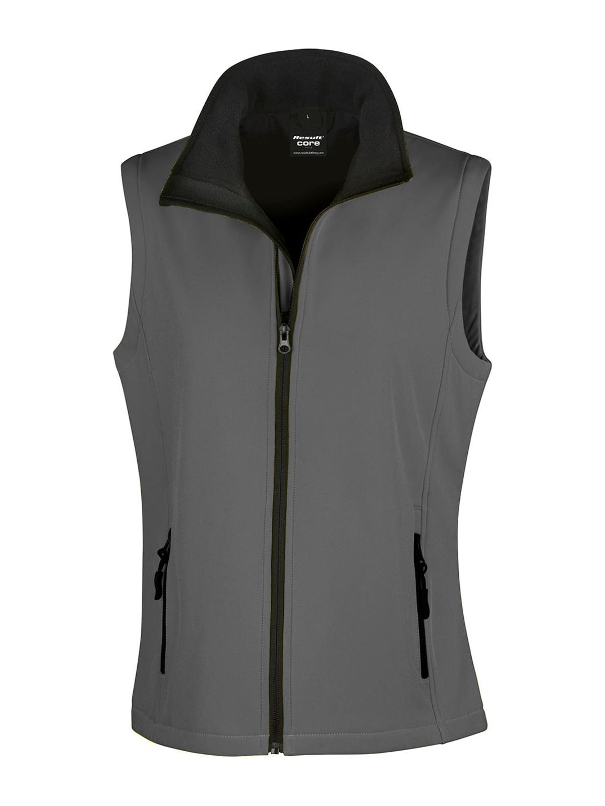 Γυναικείο Αμάνικο Μπουφάν Softshell R232F Result Core Charcoal/Black