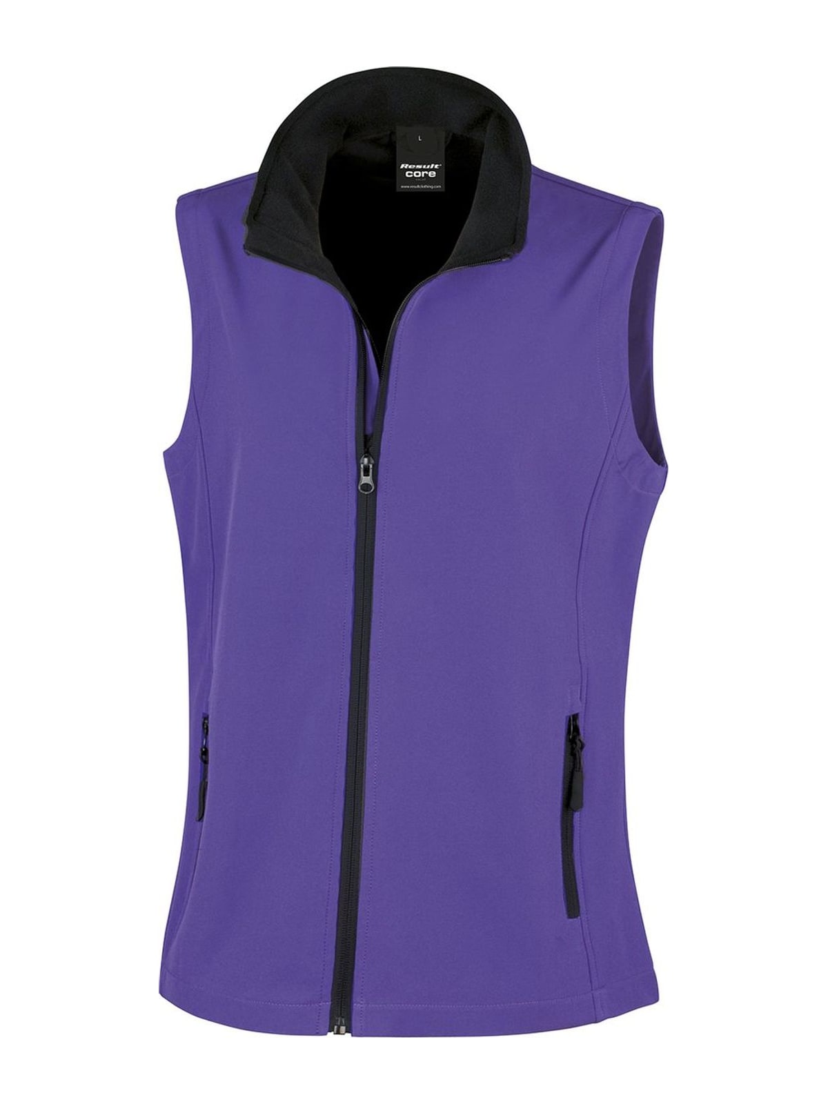 Γυναικείο Αμάνικο Μπουφάν Softshell R232F Result Core Purple/Black