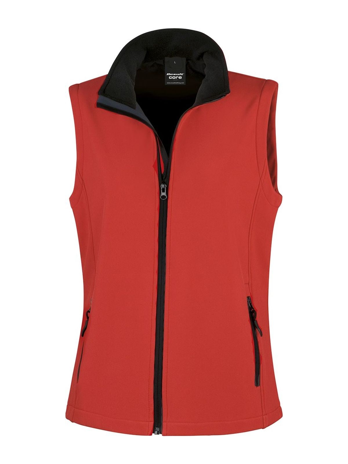 Γυναικείο Αμάνικο Μπουφάν Softshell R232F Result Core Red/Black
