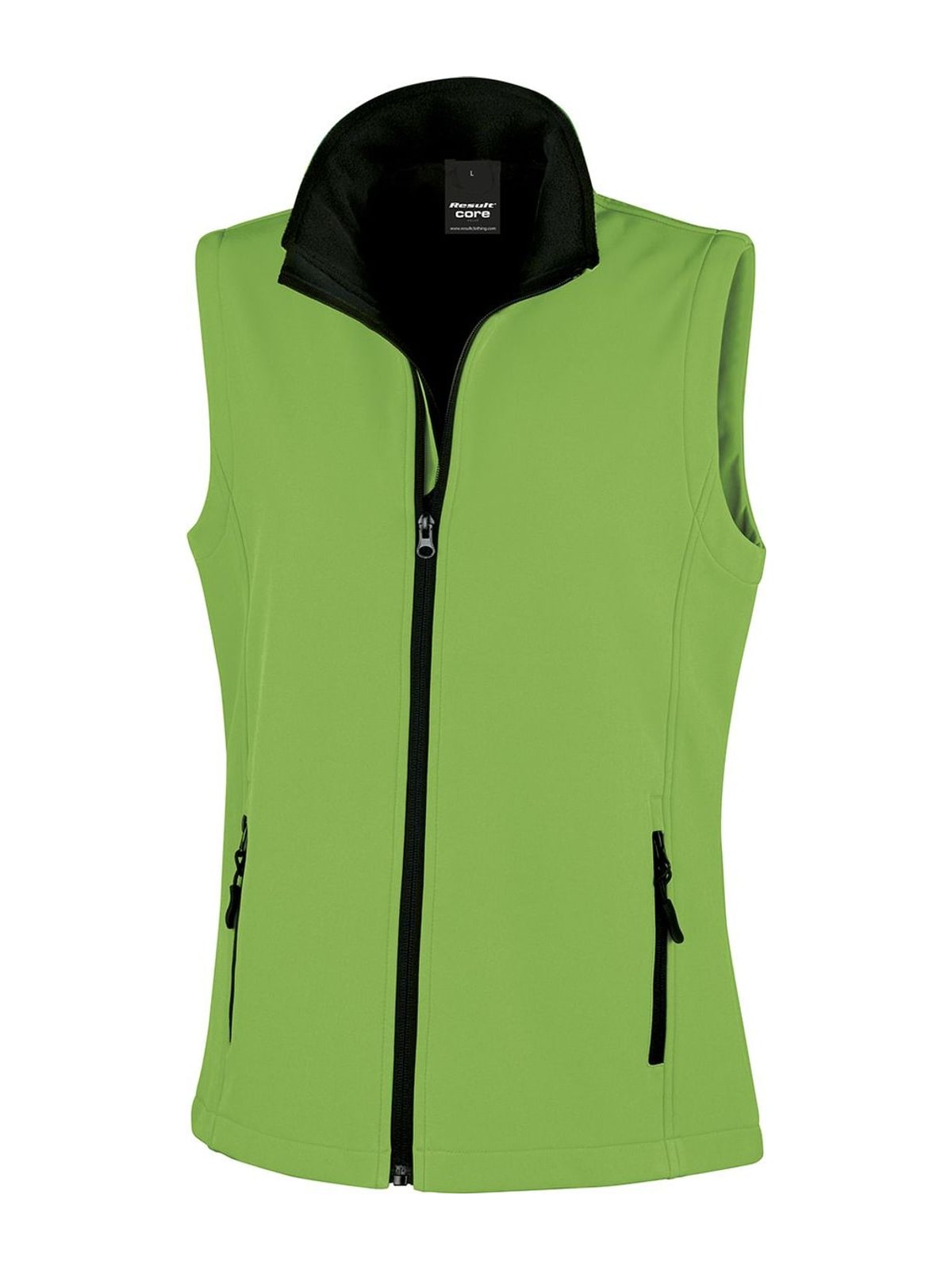 Γυναικείο Αμάνικο Μπουφάν Softshell R232F Result Core Vivid Green/Black
