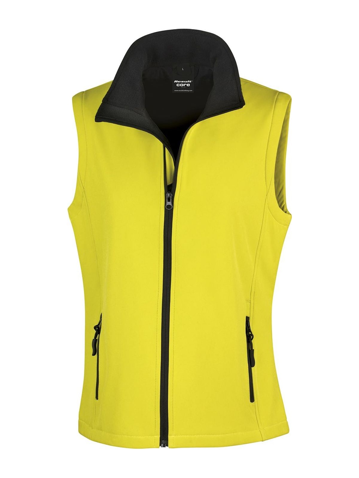 Γυναικείο Αμάνικο Μπουφάν Softshell R232F Result Core Yellow/Black