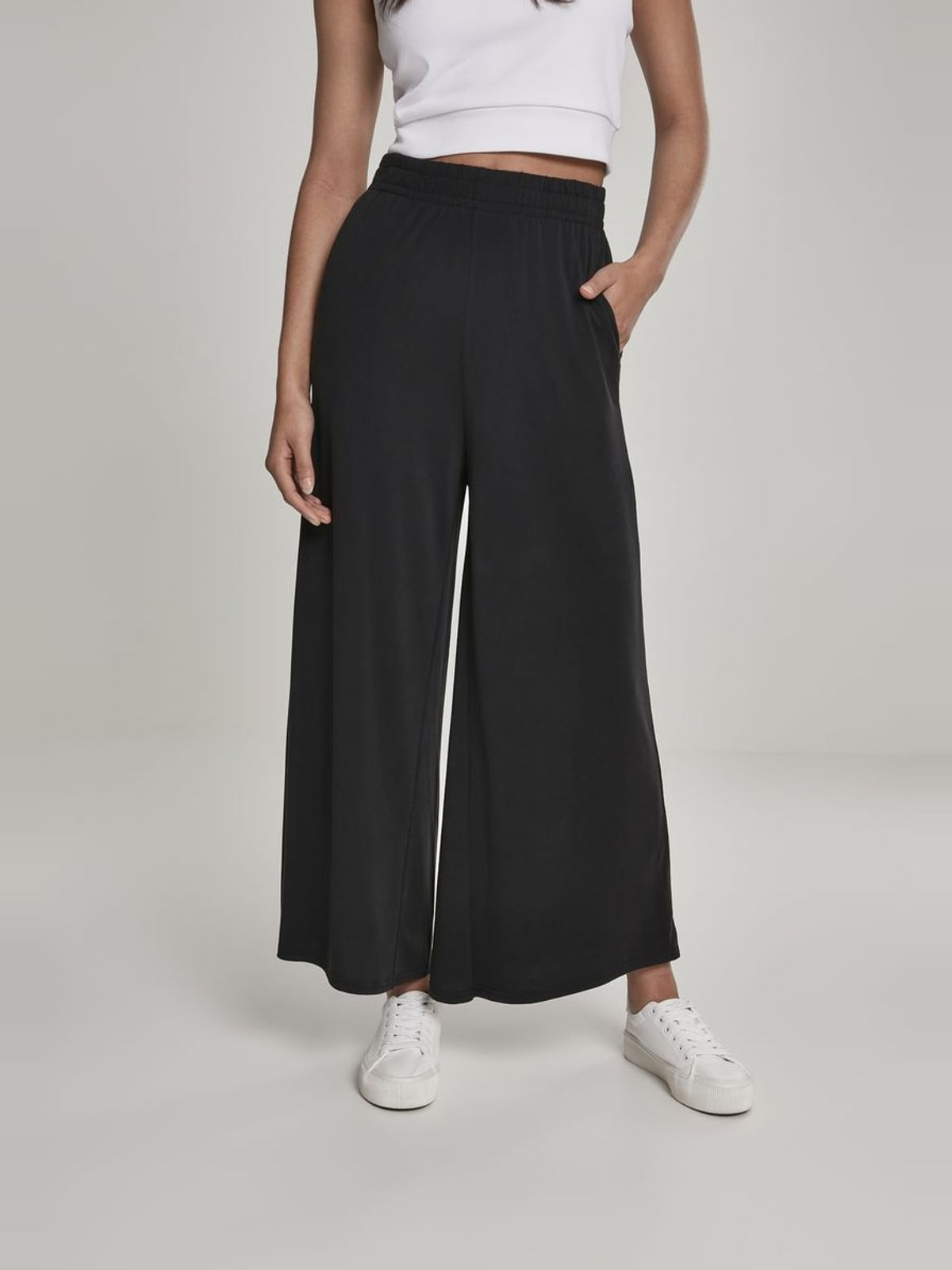 Γυναικείο Παντελόνι Culotte TB2597 Urban Classics Modal Black