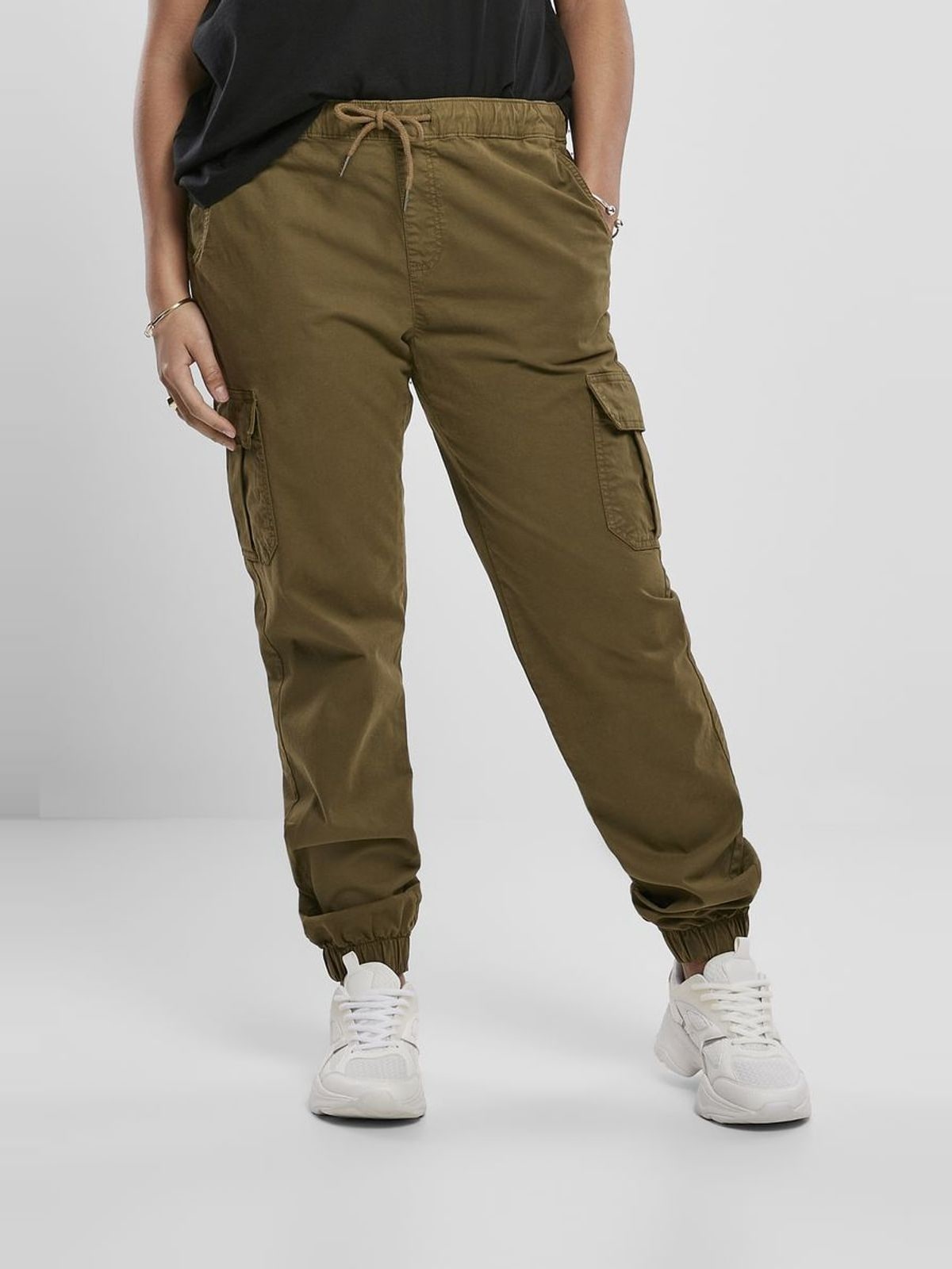 Παντελόνι Cargo Jogging TB3626 Urban Classics Summer Olive Πράσινο