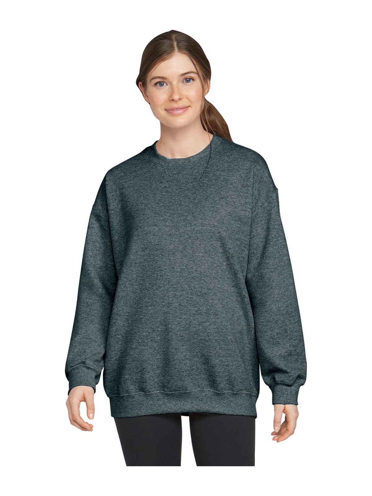 Φούτερ Crewneck SF000 Gildan Softstyle Midweight Fleece Adult Dark Heather