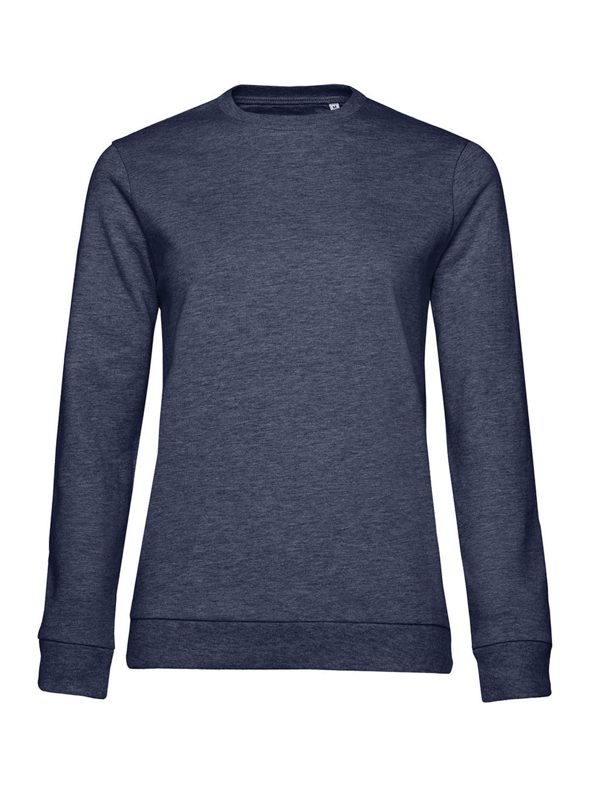 Γυναικείο Φούτερ WW02W B & C French Terry Heather Navy