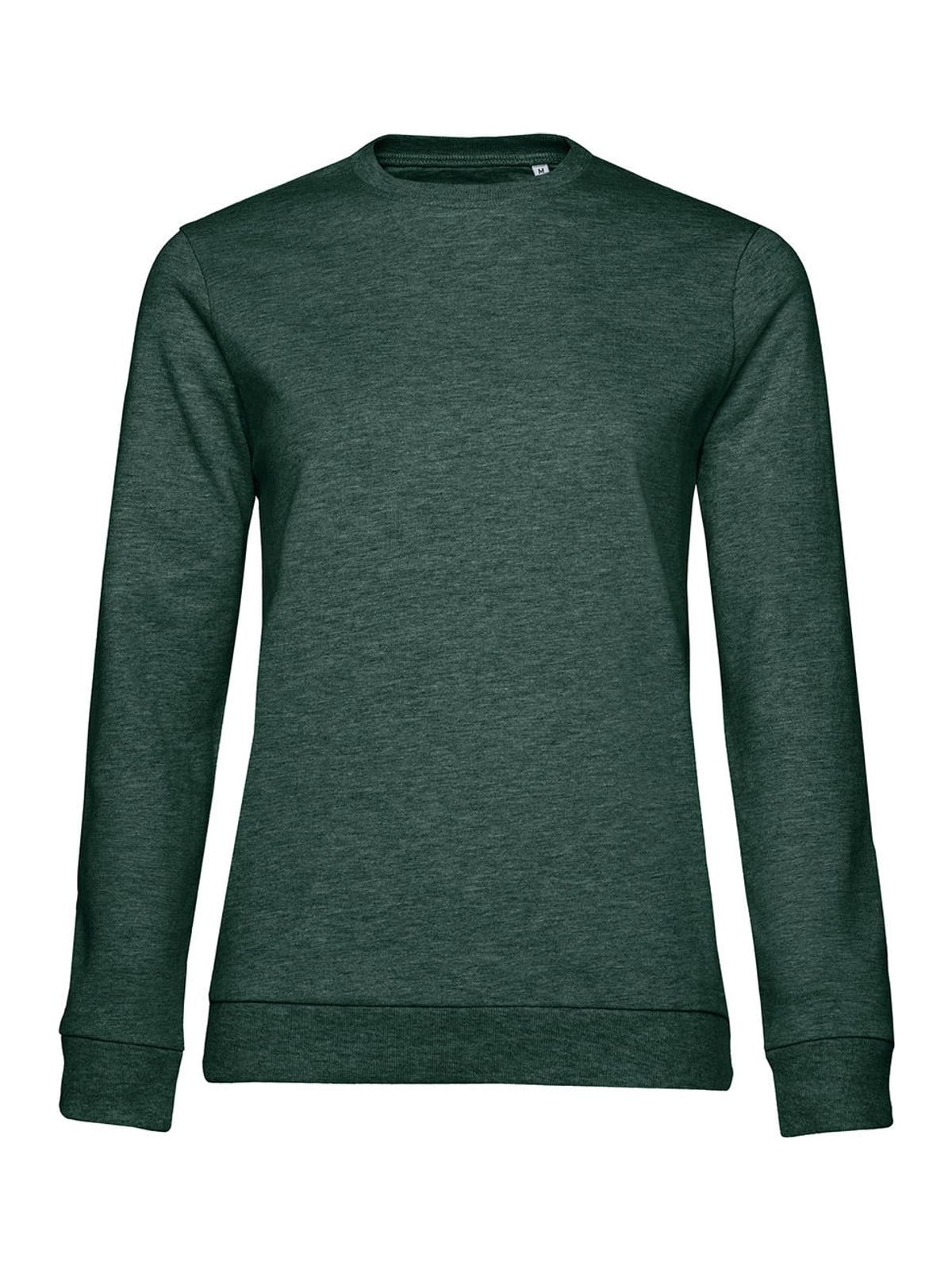 Γυναικείο Φούτερ WW02W B & C French Terry Heather Dark Green