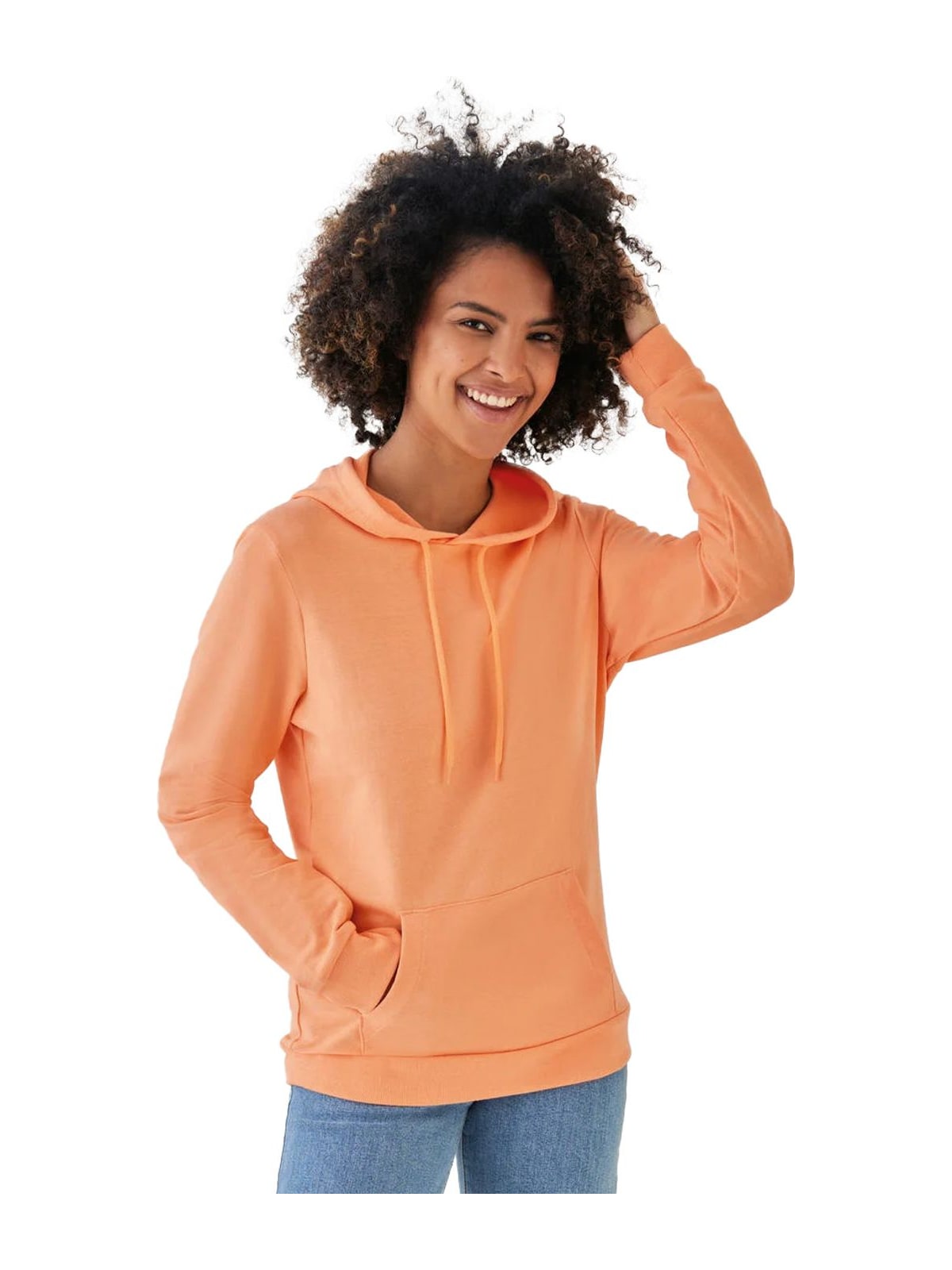 Γυναικείο Φούτερ French Terry WW04W B & C Melon Orange