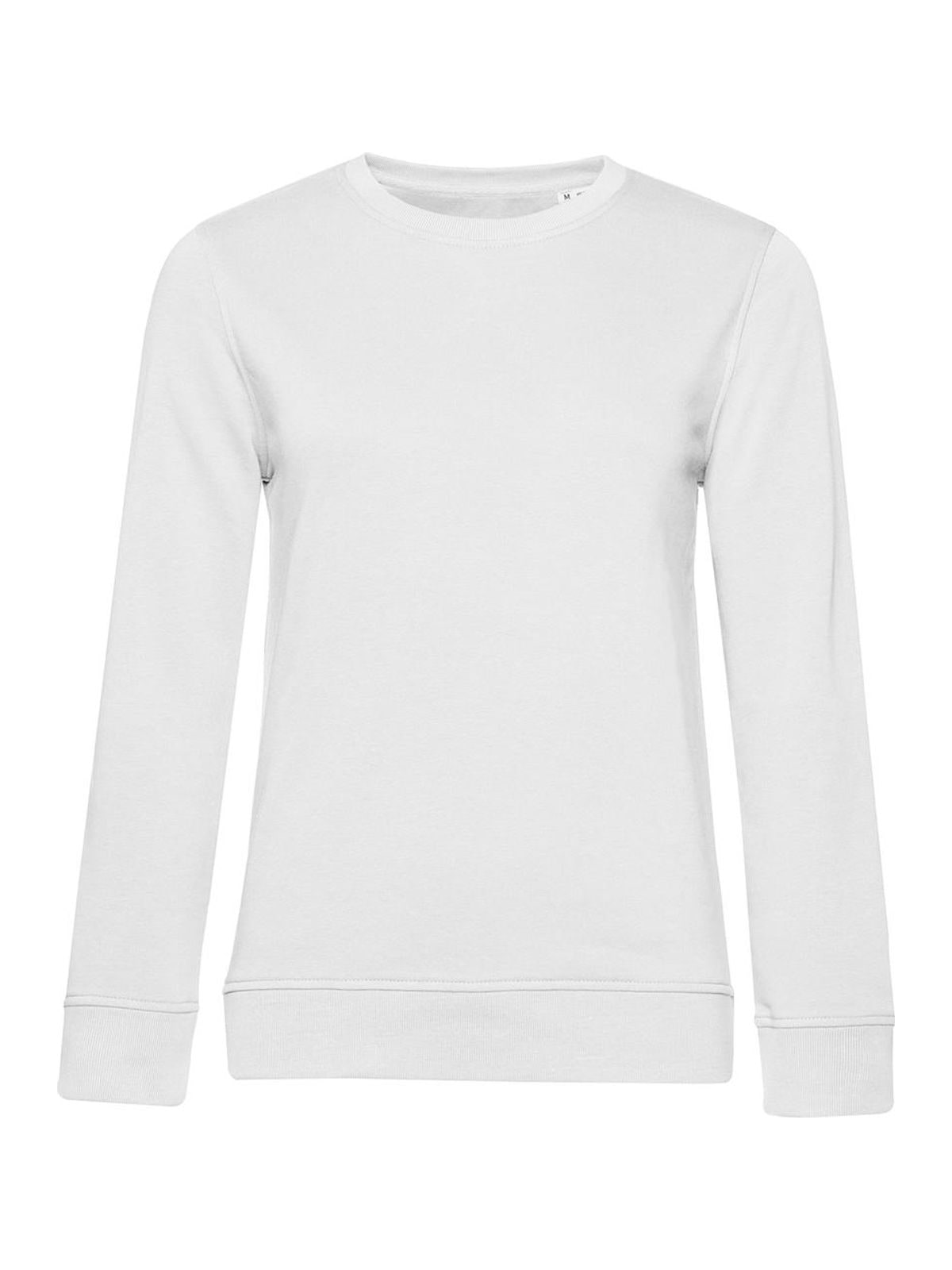 Γυναικείο Φούτερ WW32B B & C Organic Crew Neck French Terry White