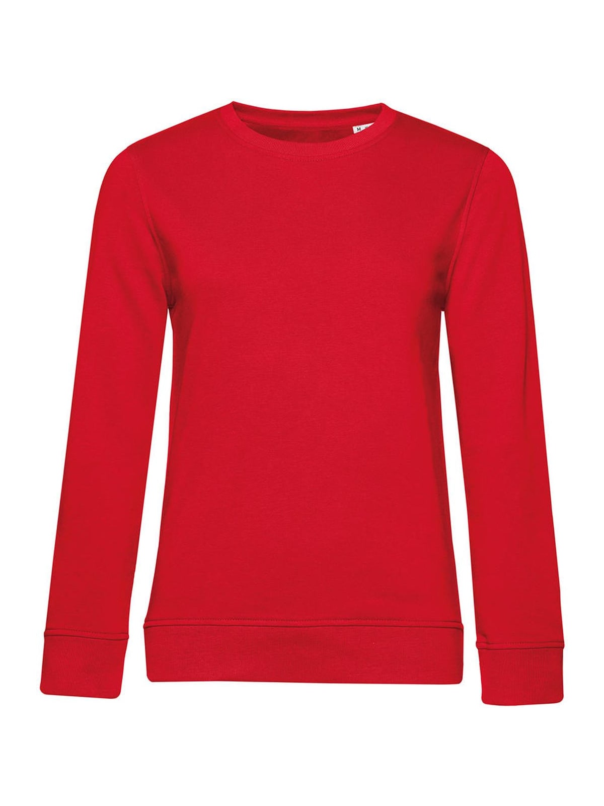 Γυναικείο Φούτερ WW32B B & C Organic Crew Neck French Terry Red