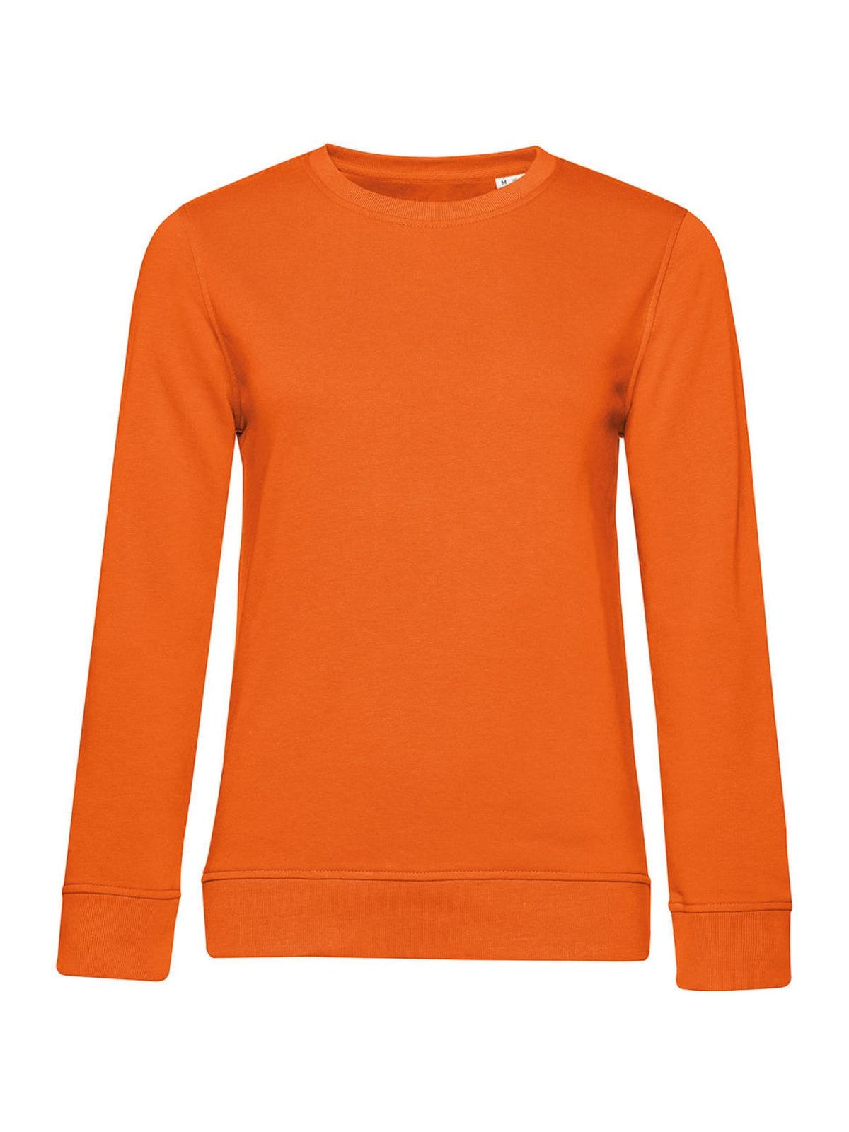Γυναικείο Φούτερ WW32B B & C Organic Crew Neck French Terry Pure Orange