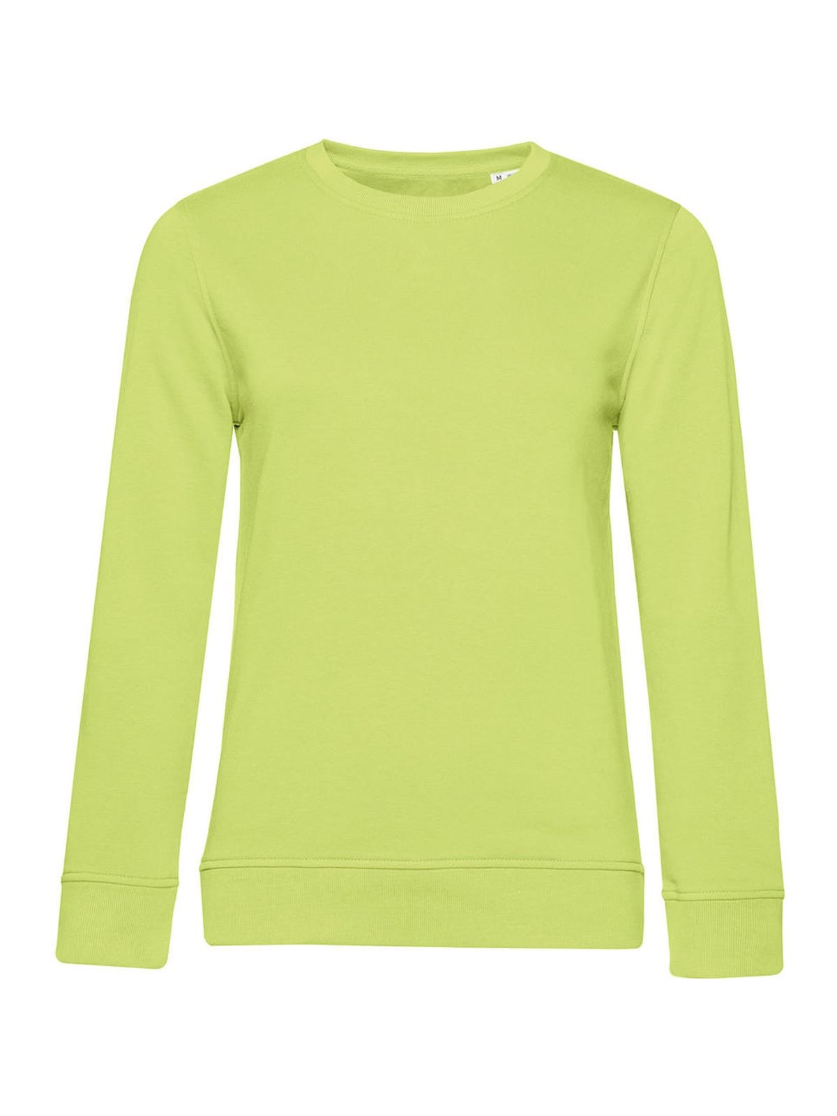 Γυναικείο Φούτερ WW32B B & C Organic Crew Neck French Terry Lime