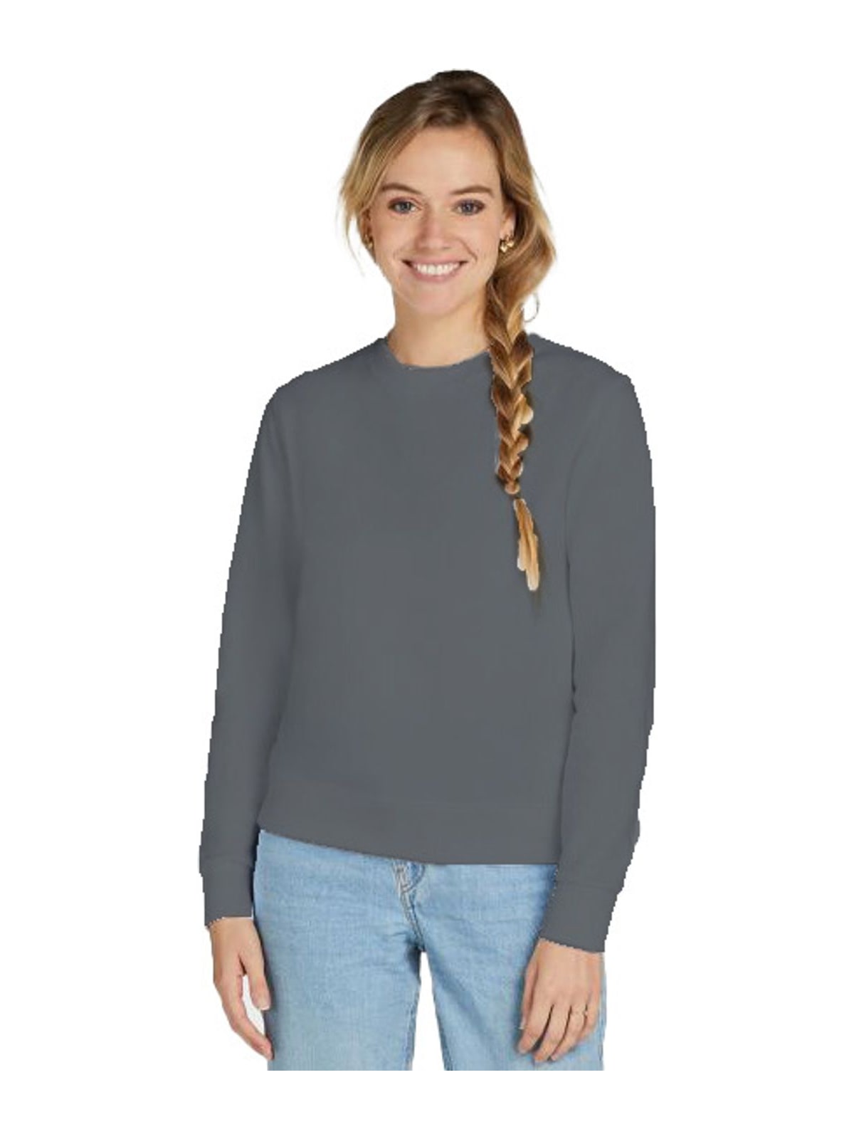 Φούτερ Crew Neck SGS200 SG Unisex Charcoal