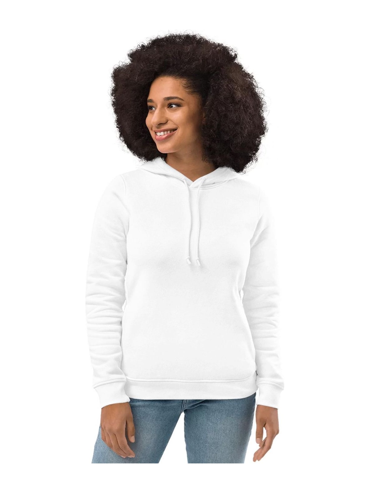 Γυναικείο Φούτερ WW34B B & C Organic Crewneck White