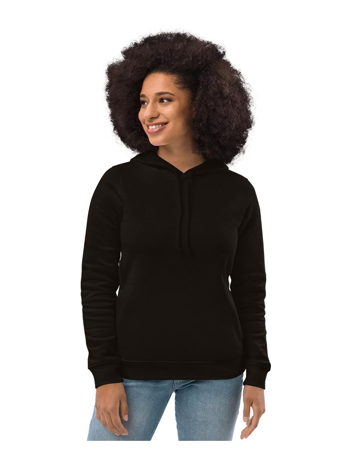 Γυναικείο Φούτερ WW34B B & C Organic Crewneck Black Pure