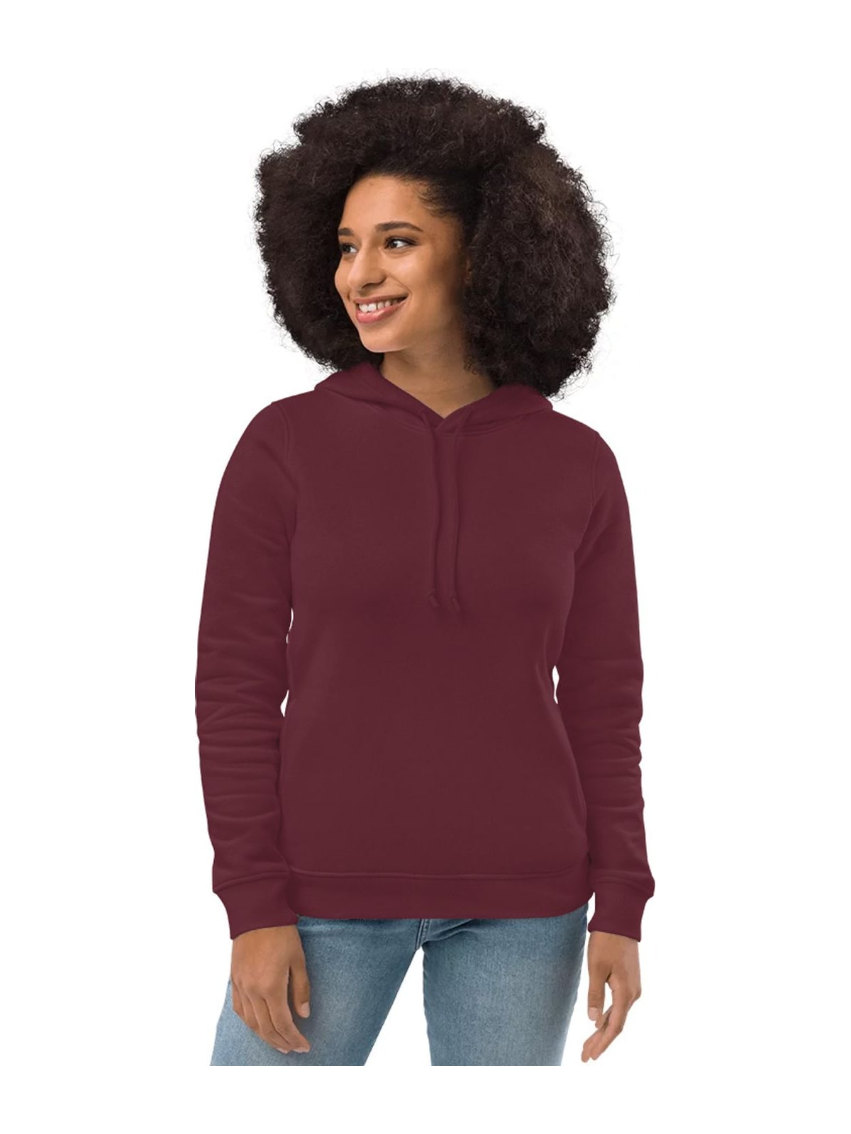 Γυναικείο Φούτερ WW34B B & C Organic Crewneck Burgundy