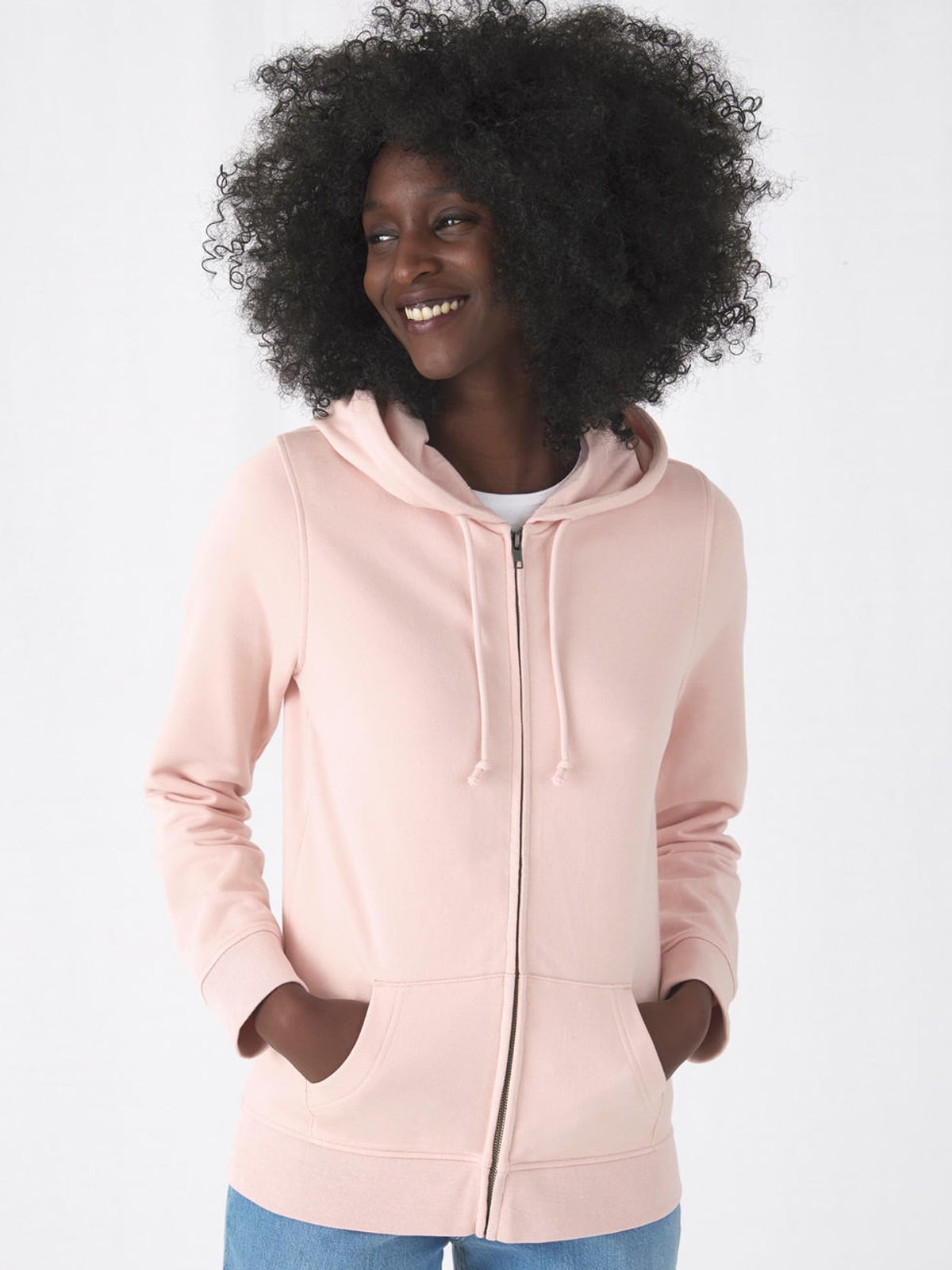 Γυναικείο Φούτερ Organic WW36B B & C Soft Rose