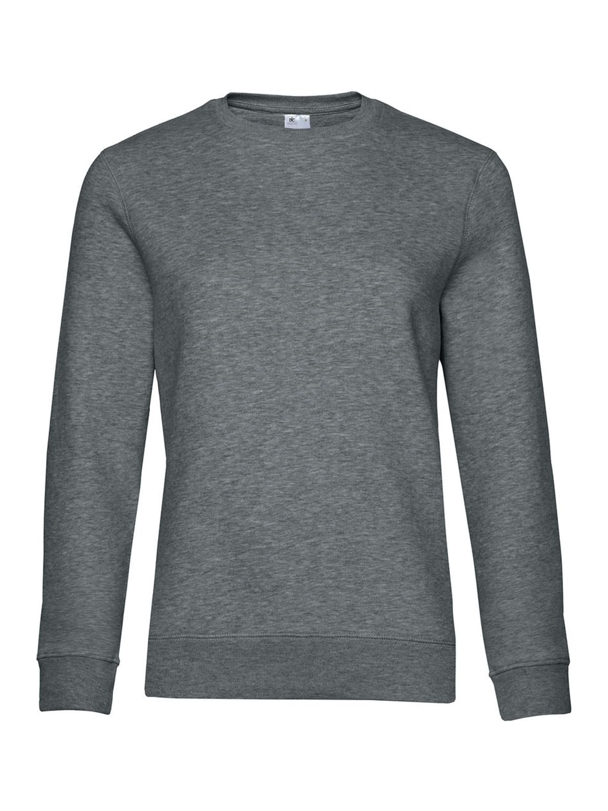 Γυναικείο Φούτερ WW01Q B & C Queen Crewneck Heather Mid Grey