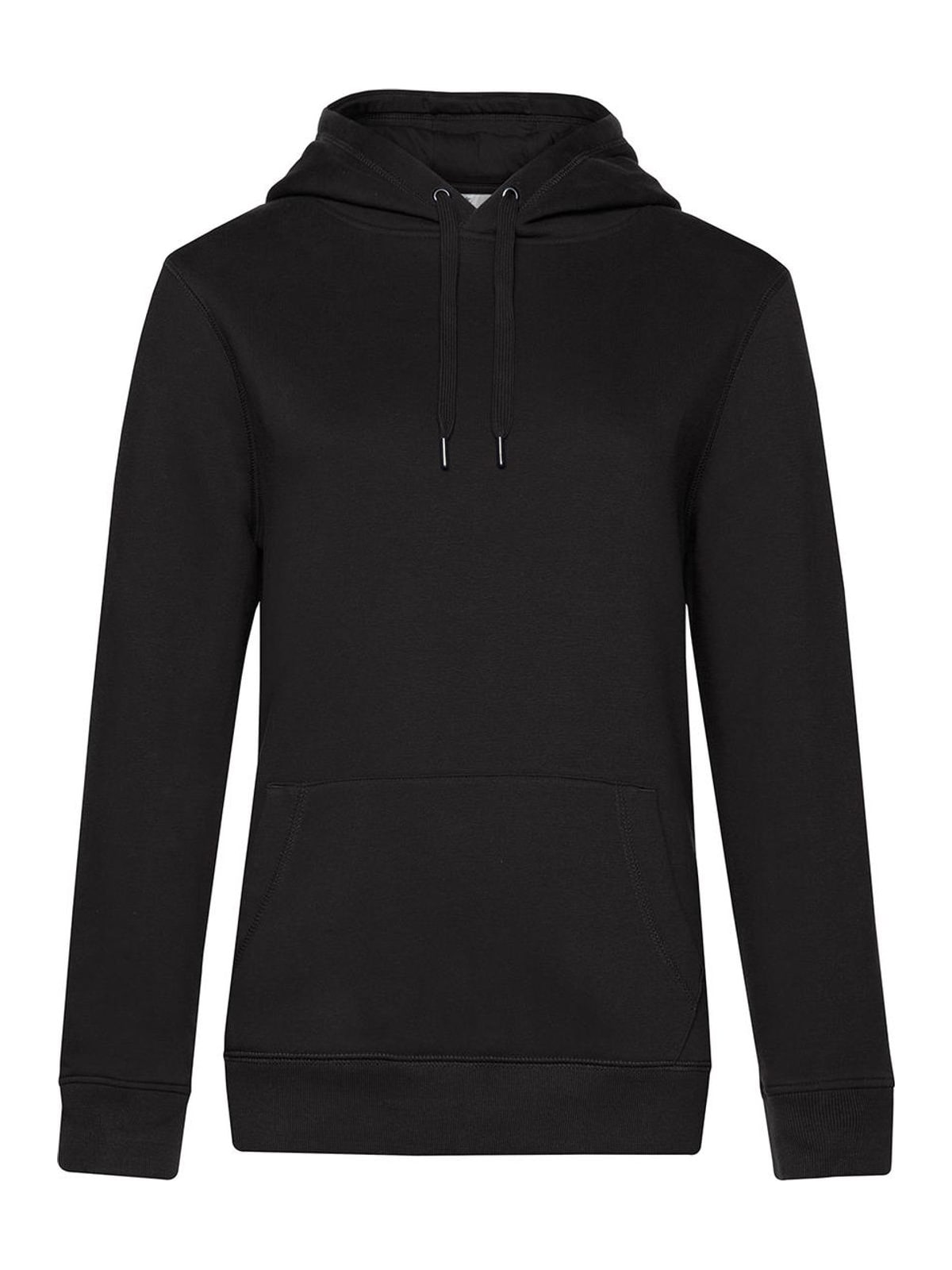 Γυναικείο Φούτερ με Κουκούλα WW02Q B & C Black Pure