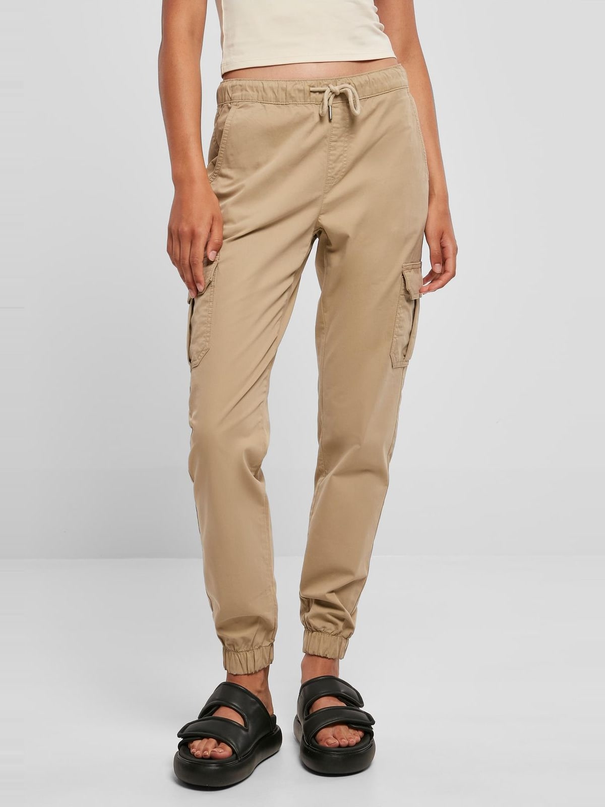 Γυναικείο Παντελόνι Cargo Jogging TB3626 Urban Classics unionbeige