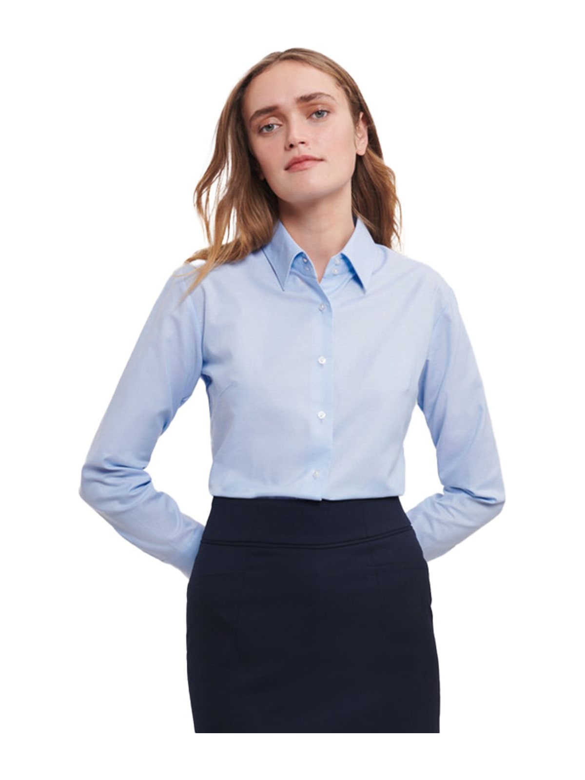 Γυναικείο Μακρυμάνικο Πουκάμισο R-932F-0 Russell Oxford Blue