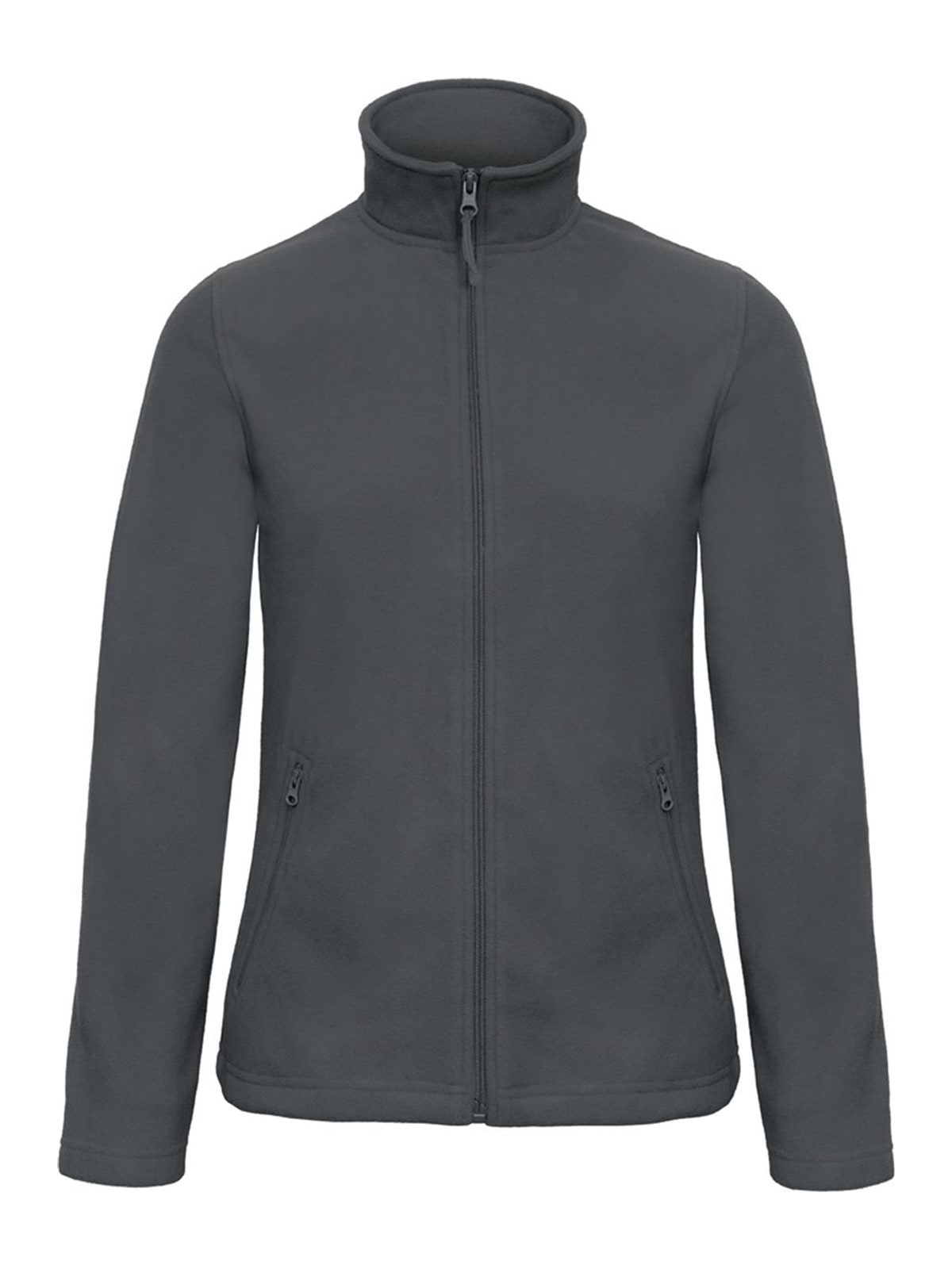 Γυναικεία Ζακέτα Micro Fleece ID.501 B & C Full Zip Dark Grey