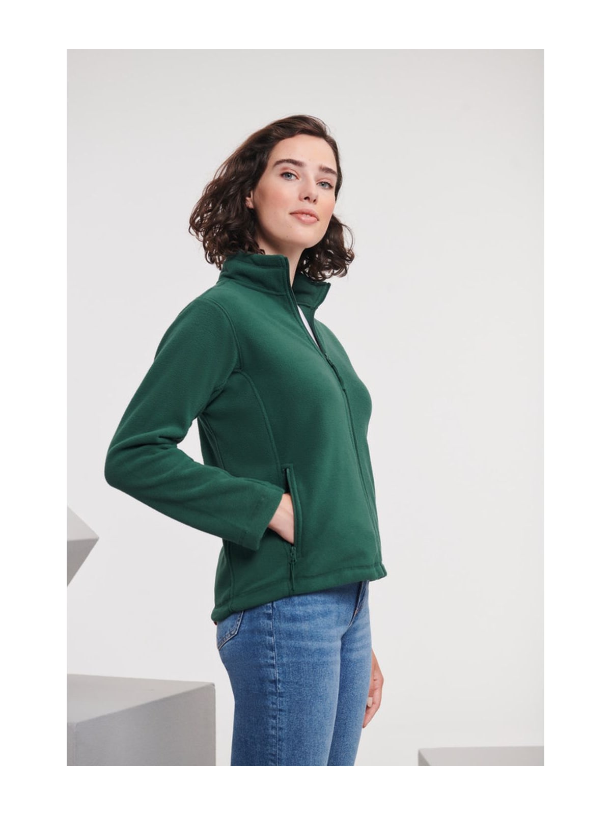 Γυναικεία Ζακέτα Fleece R-870F-0 Russell Full Zip Bottle Green