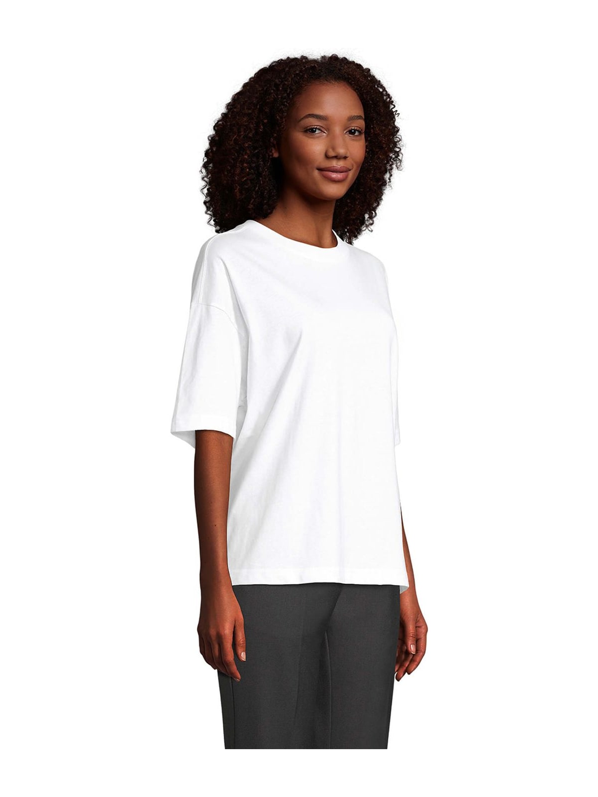 Γυναικείο T-shirt Oversized 03807 SOL'S Boxy Women White