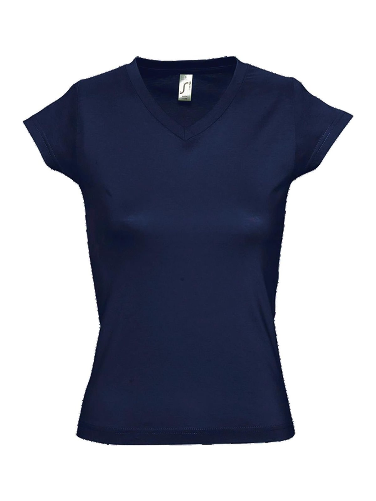 Γυναικείο T-shirt με Λαιμόκοψη V 11388 SOL'S Moon French Navy