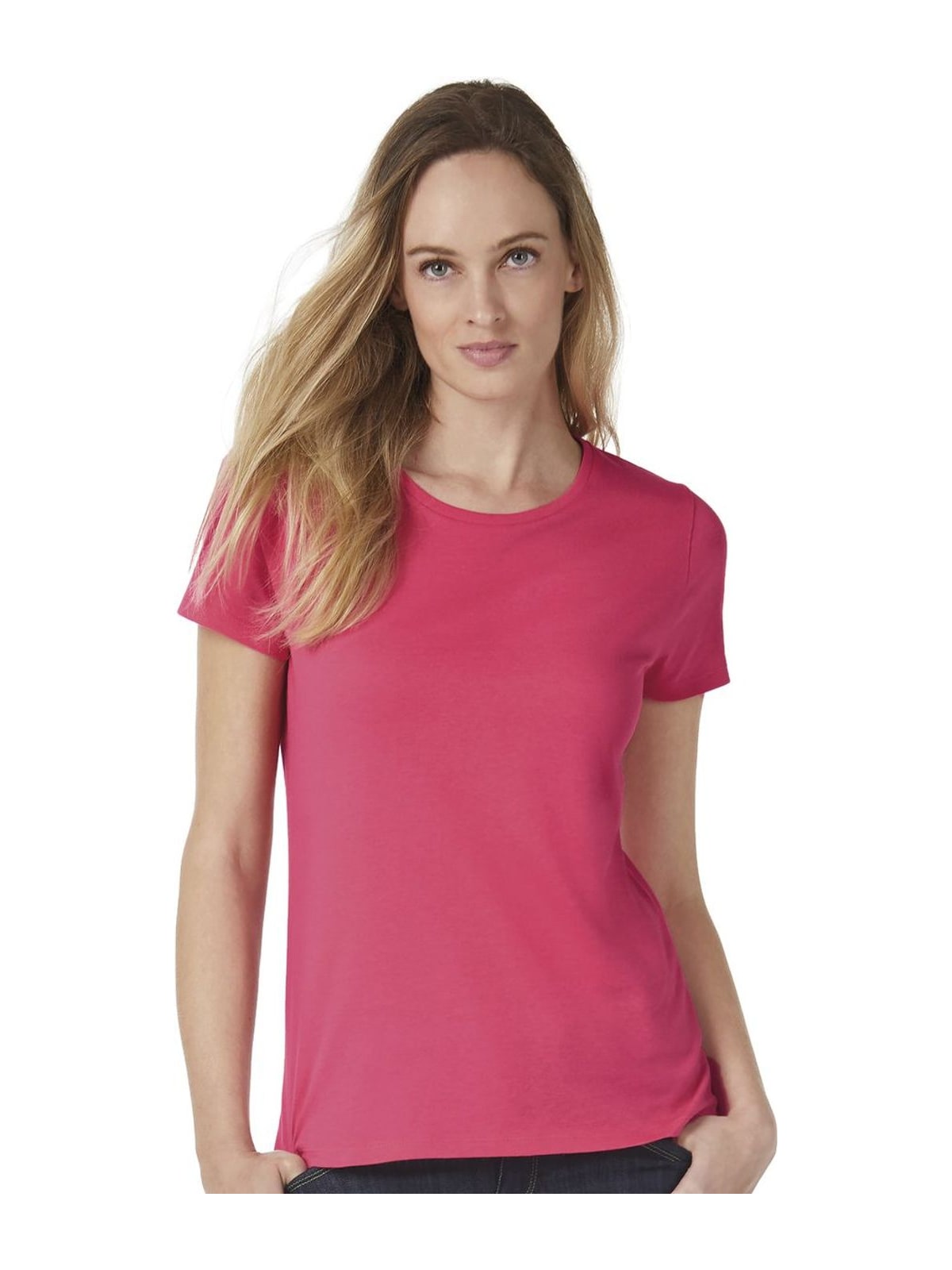 Γυναικείο T-Shirt TW02T B & C E150 Fuchsia