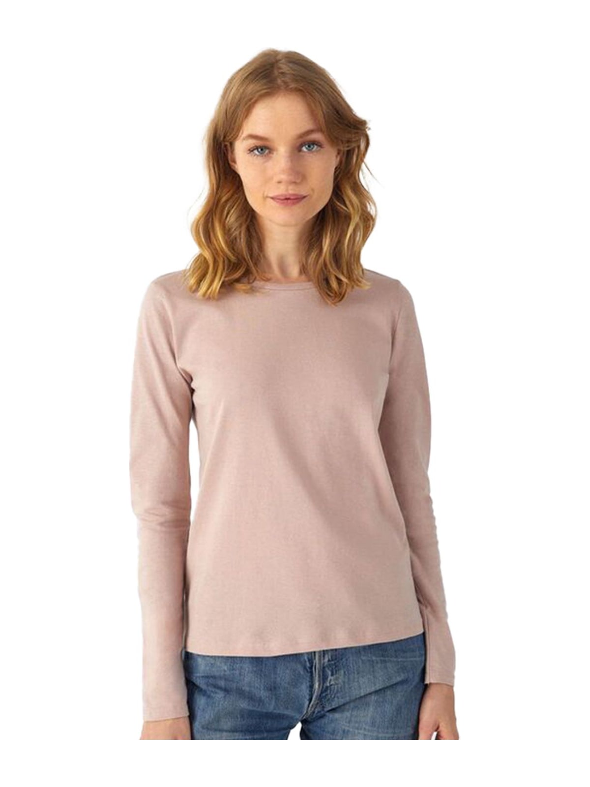Γυναικείο Μακρυμάνικο T-Shirt TW06T B & C Millennial Pink