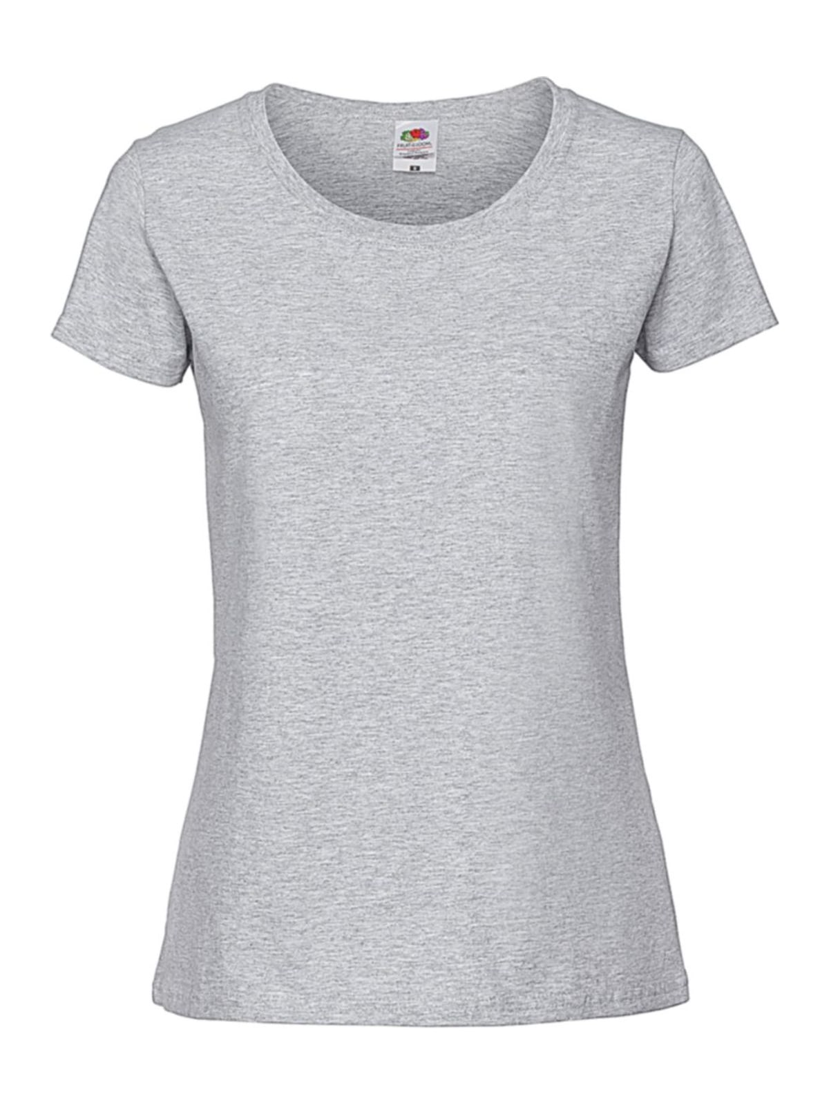 Γυναικείο Μπλουζάκι 61-424-0 Fruit of the Loom Heather Grey