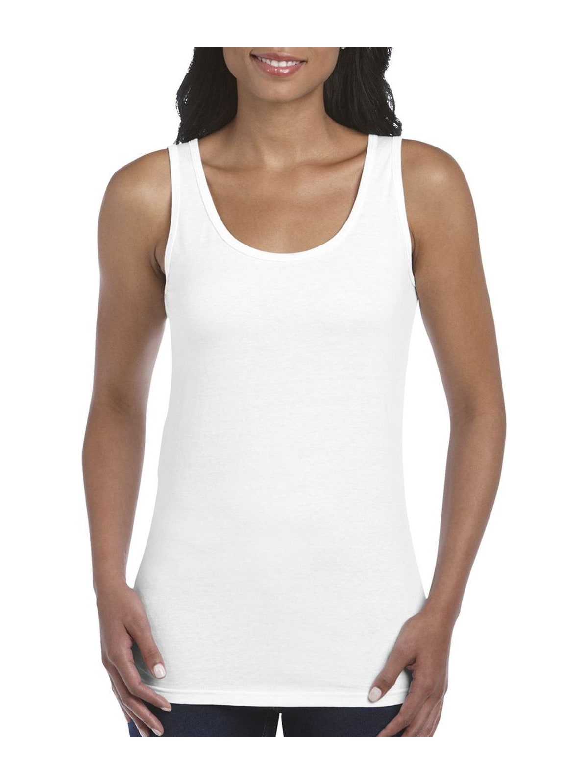 Γυναικείο Tank Top 64200L Gildan Softstyle White