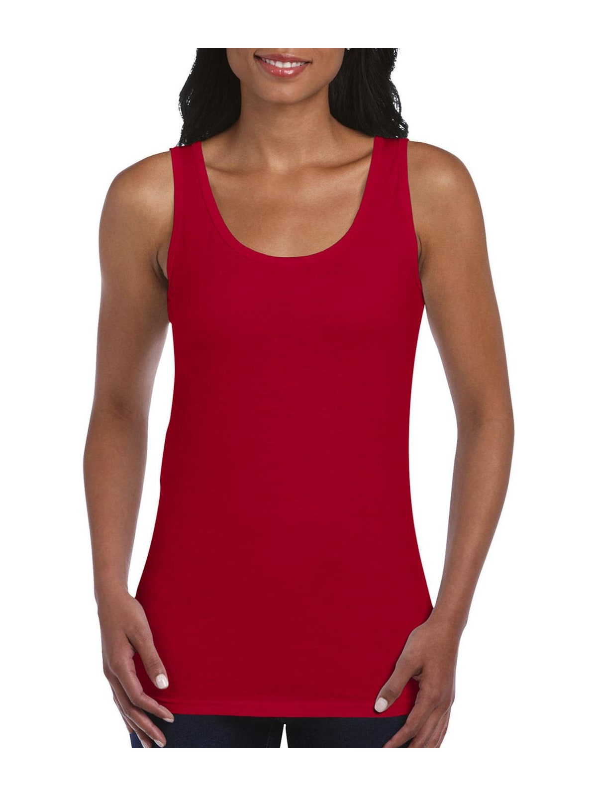 Γυναικείο Tank Top 64200L Gildan Softstyle Cherry Red