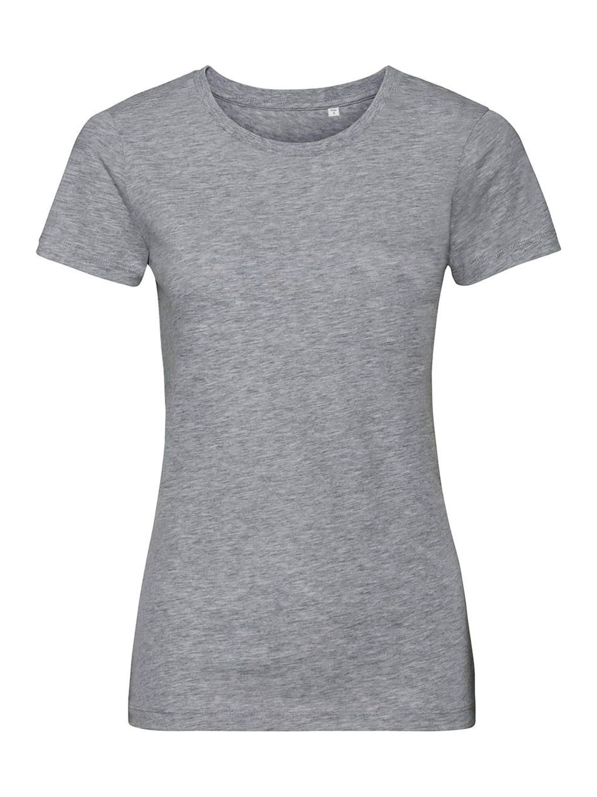 Γυναικείο T-Shirt R-108F-0 Russell Organic White Light Oxford