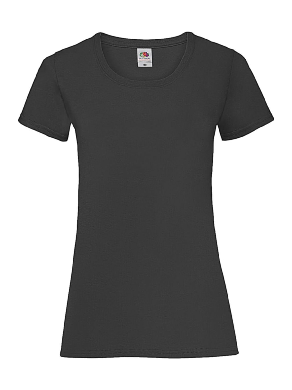 Γυναικείο T-Shirt Lady-Fit Valueweight 61-372-0 Fruit of the Loom Black