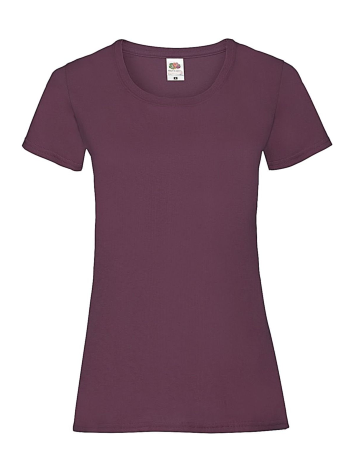Γυναικείο T-Shirt Lady-Fit Valueweight 61-372-0 Fruit of the Loom Burgundy