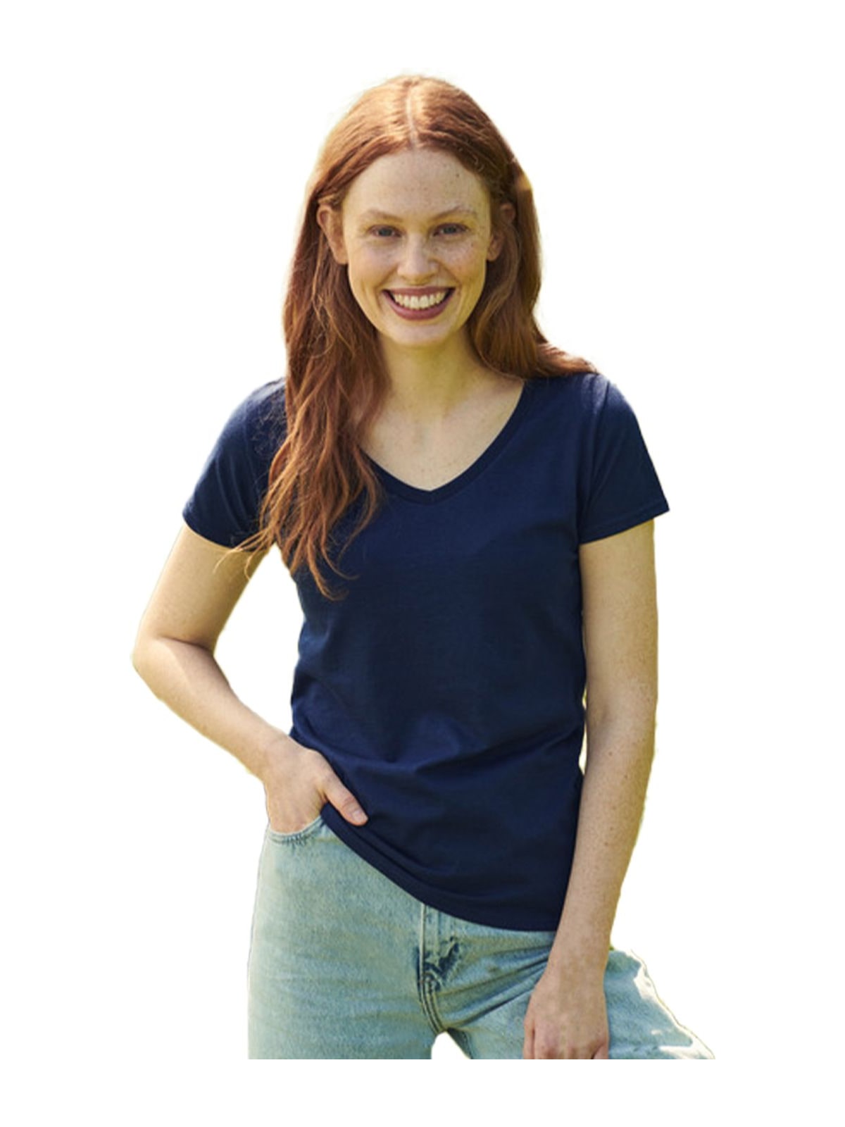 Γυναικείο T-Shirt 61-444-0 Fruit of the Loom Deep Navy