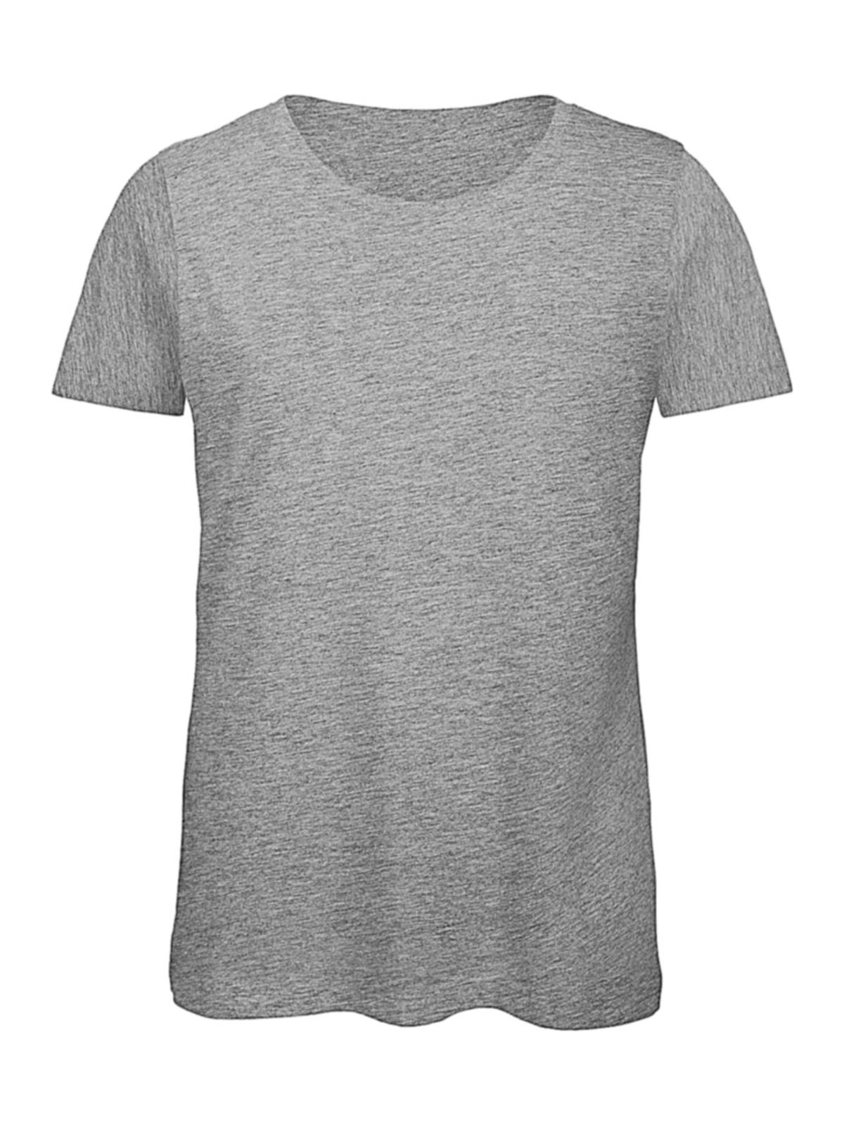 Γυναικείο T-Shirt TW043 B&C από 100% Οργανικό Βαμβάκι Sport Grey