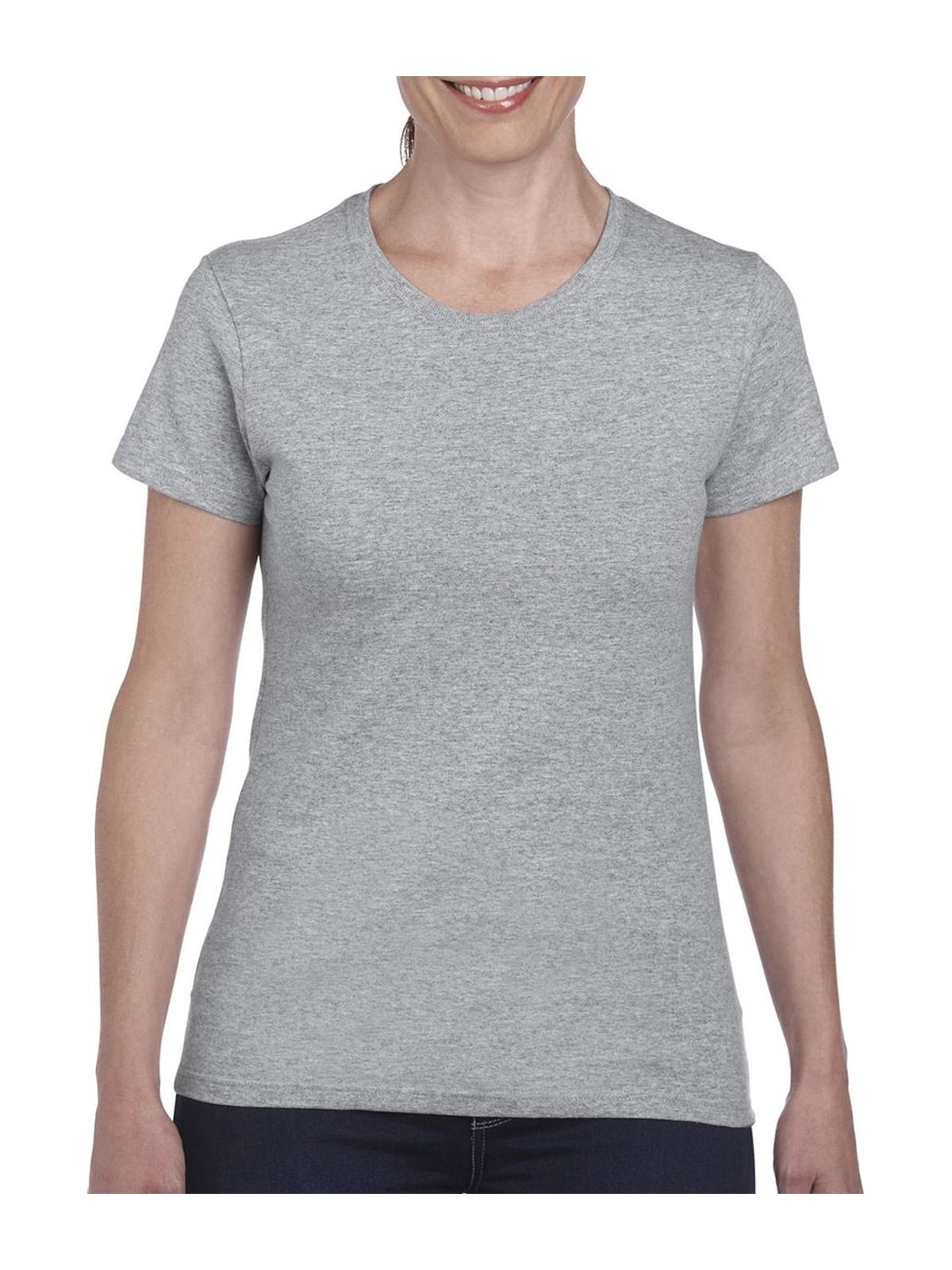 Γυναικείο T-Shirt Heavy Cotton 5000L Gildan Sport Grey